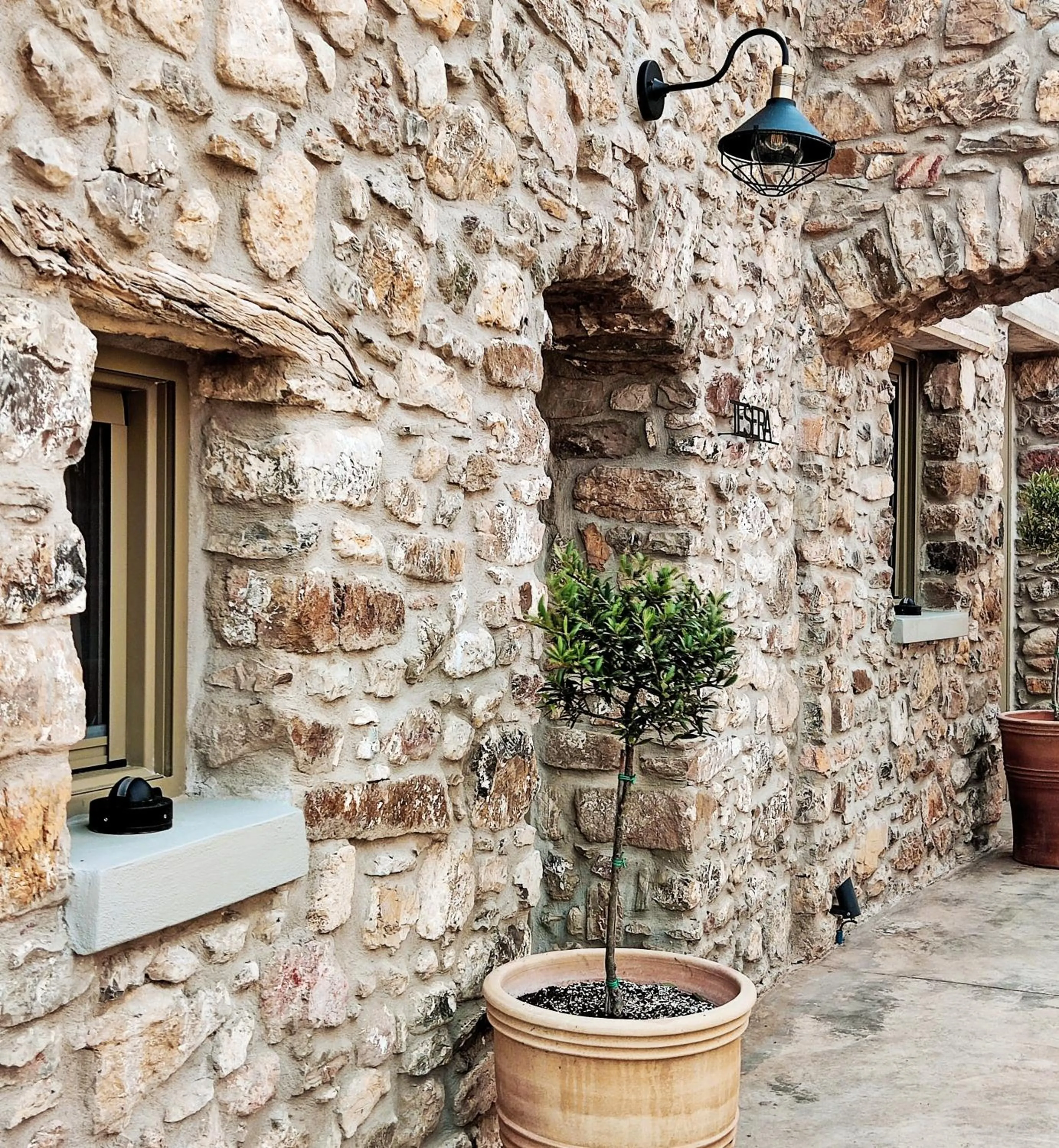 Patio in Pyrgi Cretan Living & Spa