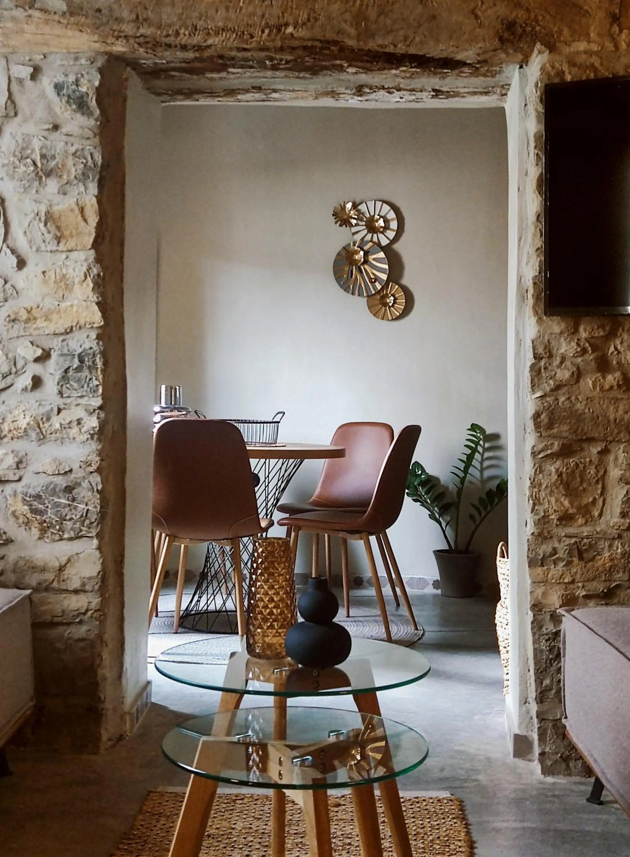 Dining area in Pyrgi Cretan Living & Spa