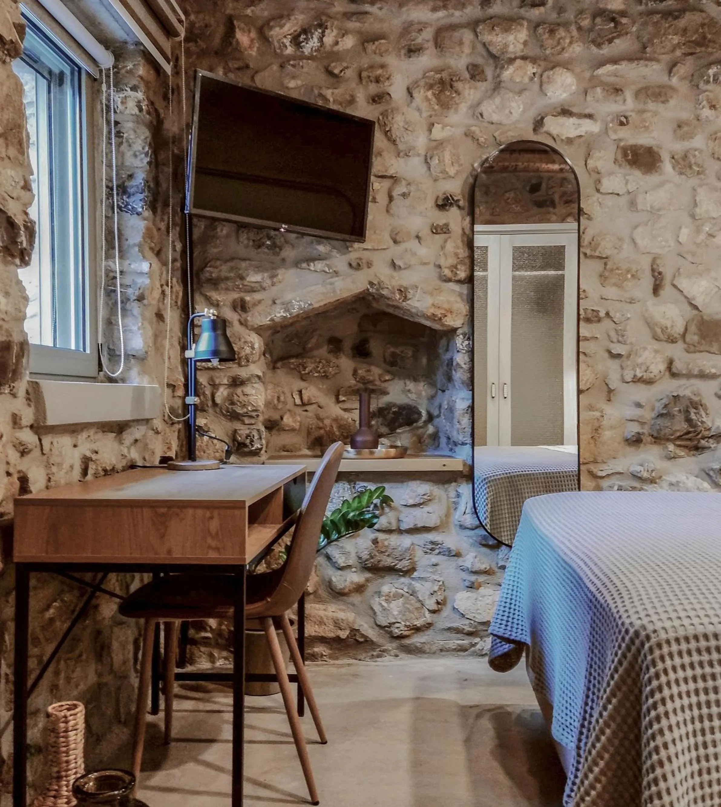 Bed in Pyrgi Cretan Living & Spa