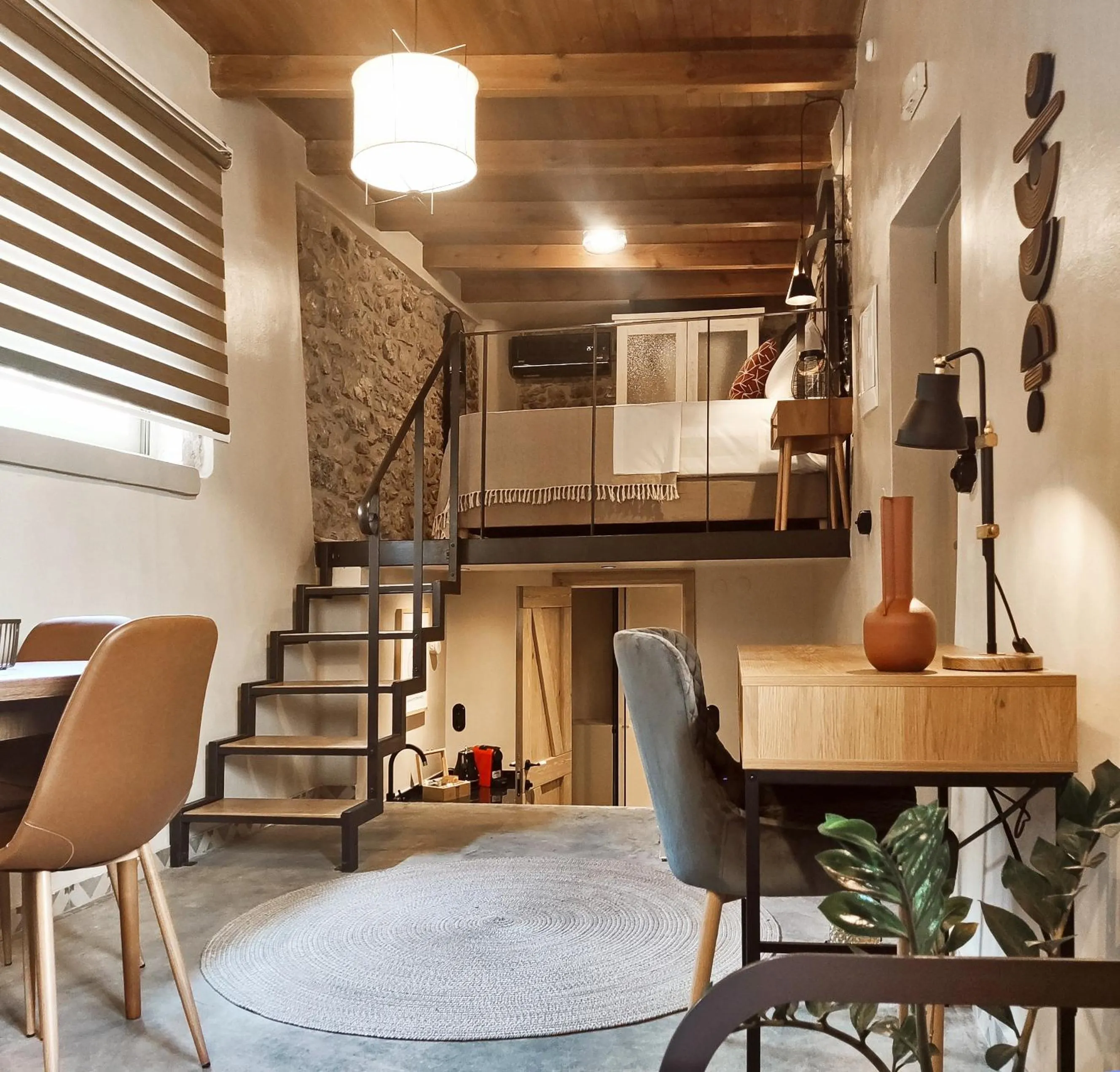 Living room in Pyrgi Cretan Living & Spa