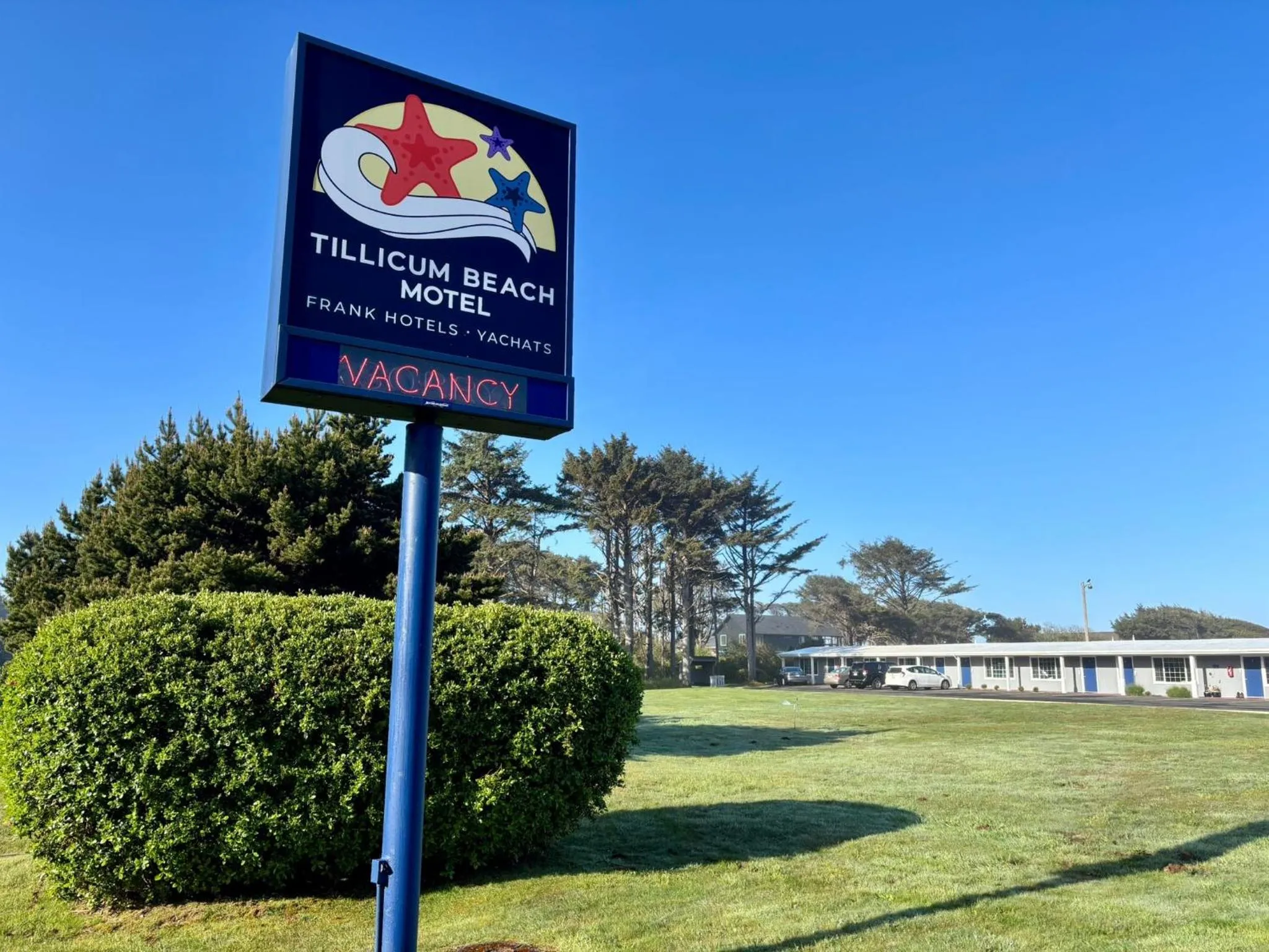 Property logo or sign in Tillicum Beach Motel - Formerly Deane's Oceanfront Lodge