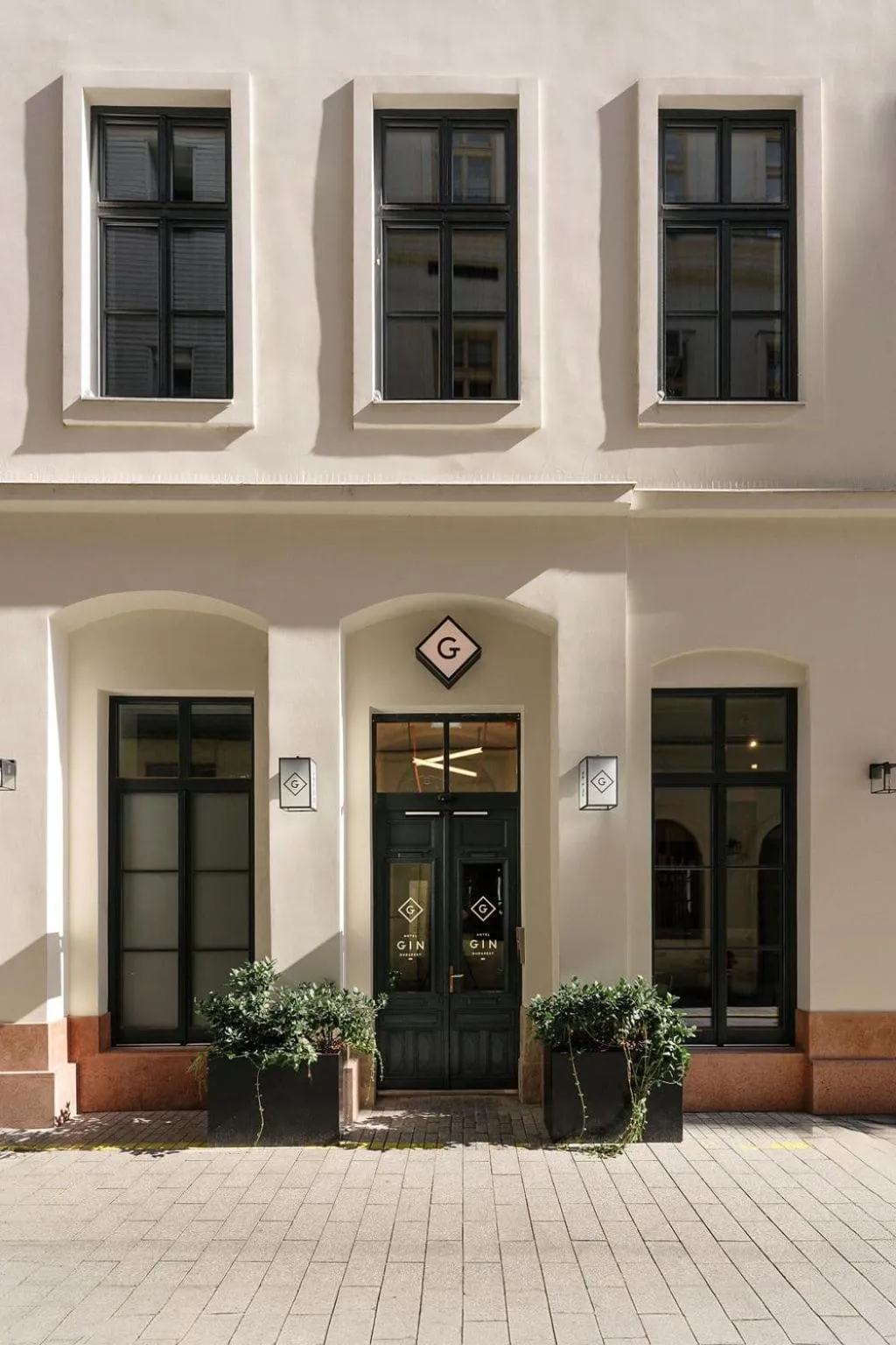 Facade/entrance in Hotel GIN Budapest