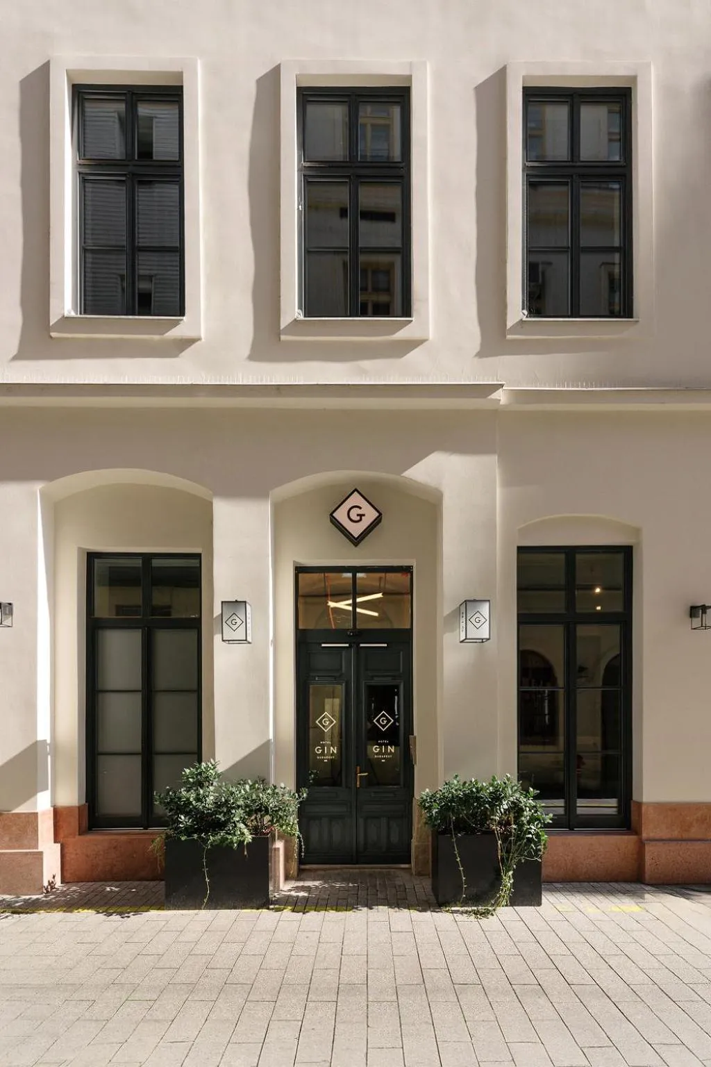 Facade/entrance in Hotel GIN Budapest