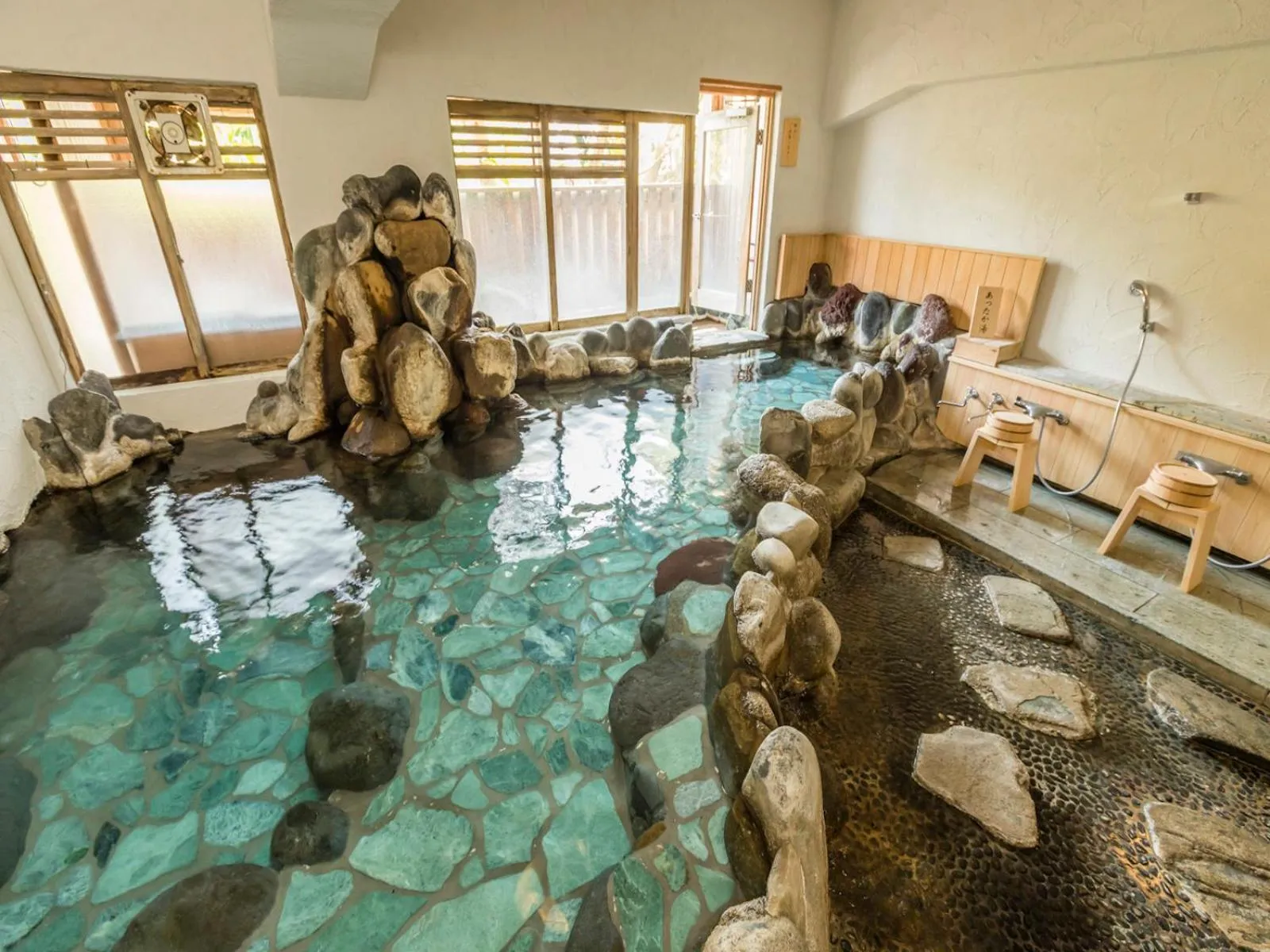 Hot Spring Bath in Izu Atagawa Onsen Miharuya