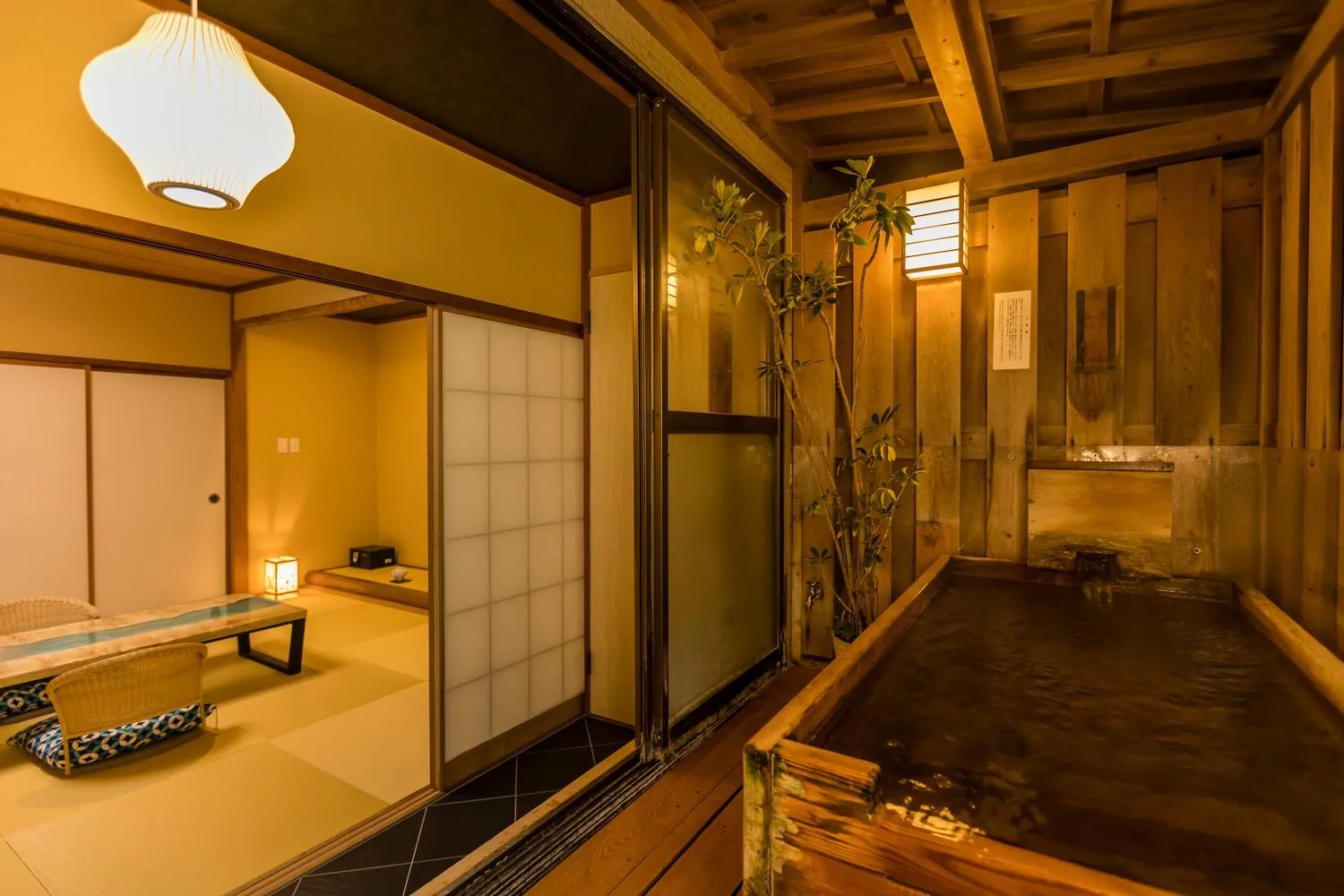 Hot Tub in Izu Atagawa Onsen Miharuya