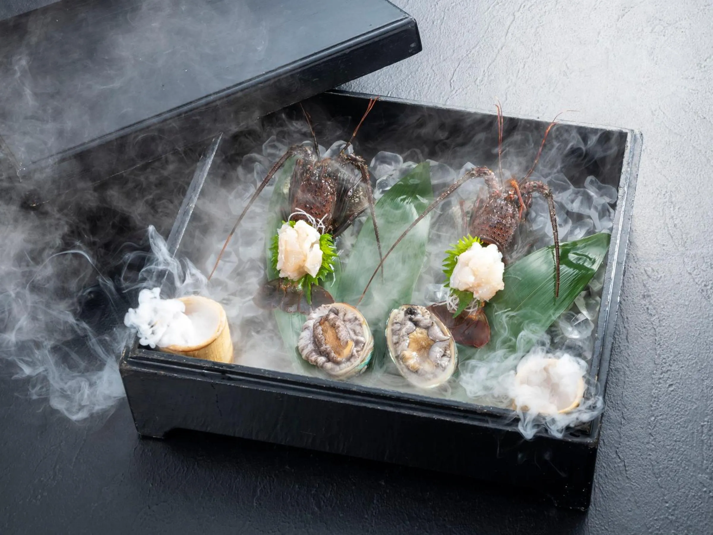 Food close-up in Izu Atagawa Onsen Miharuya