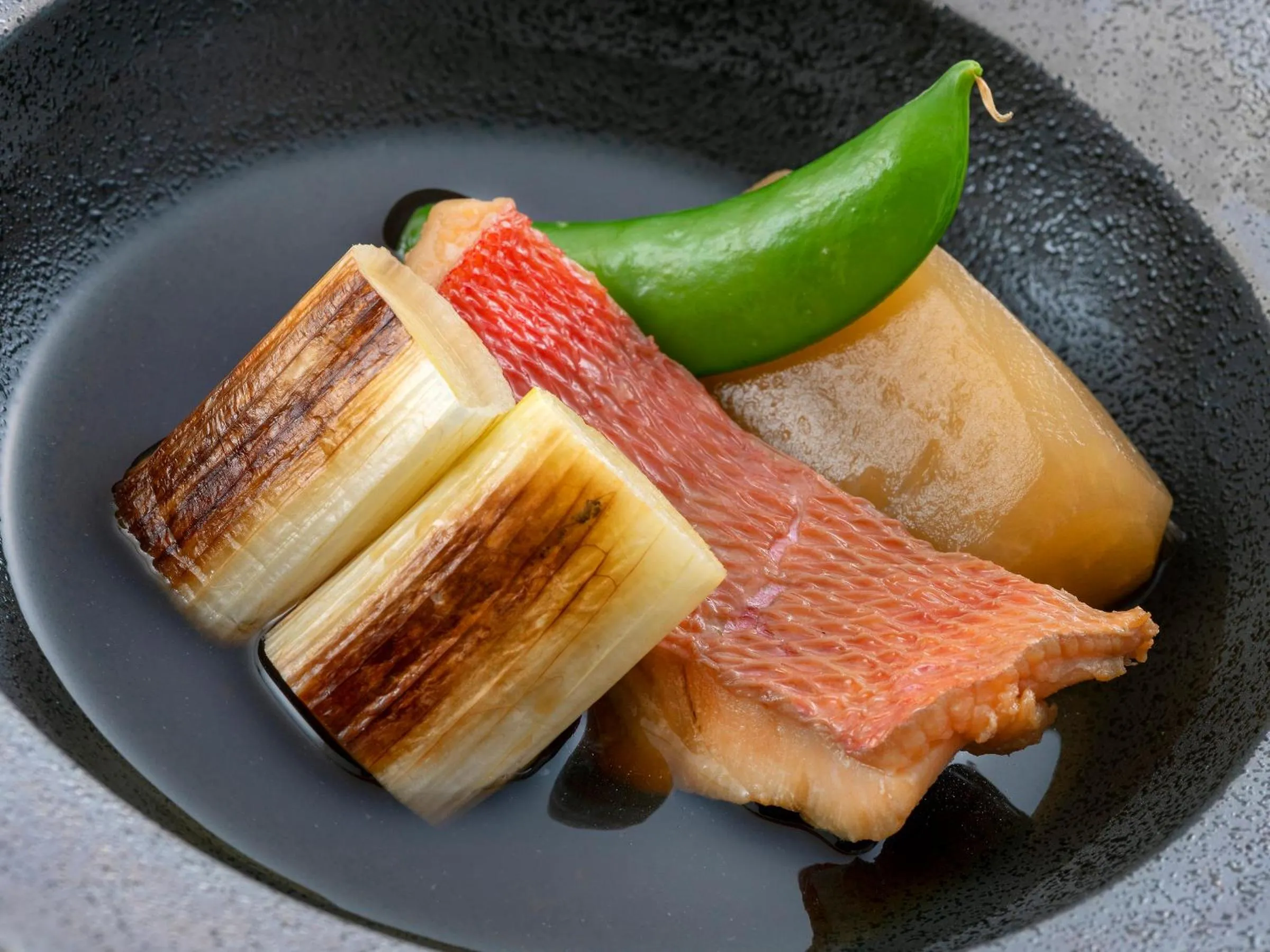 Food close-up in Izu Atagawa Onsen Miharuya