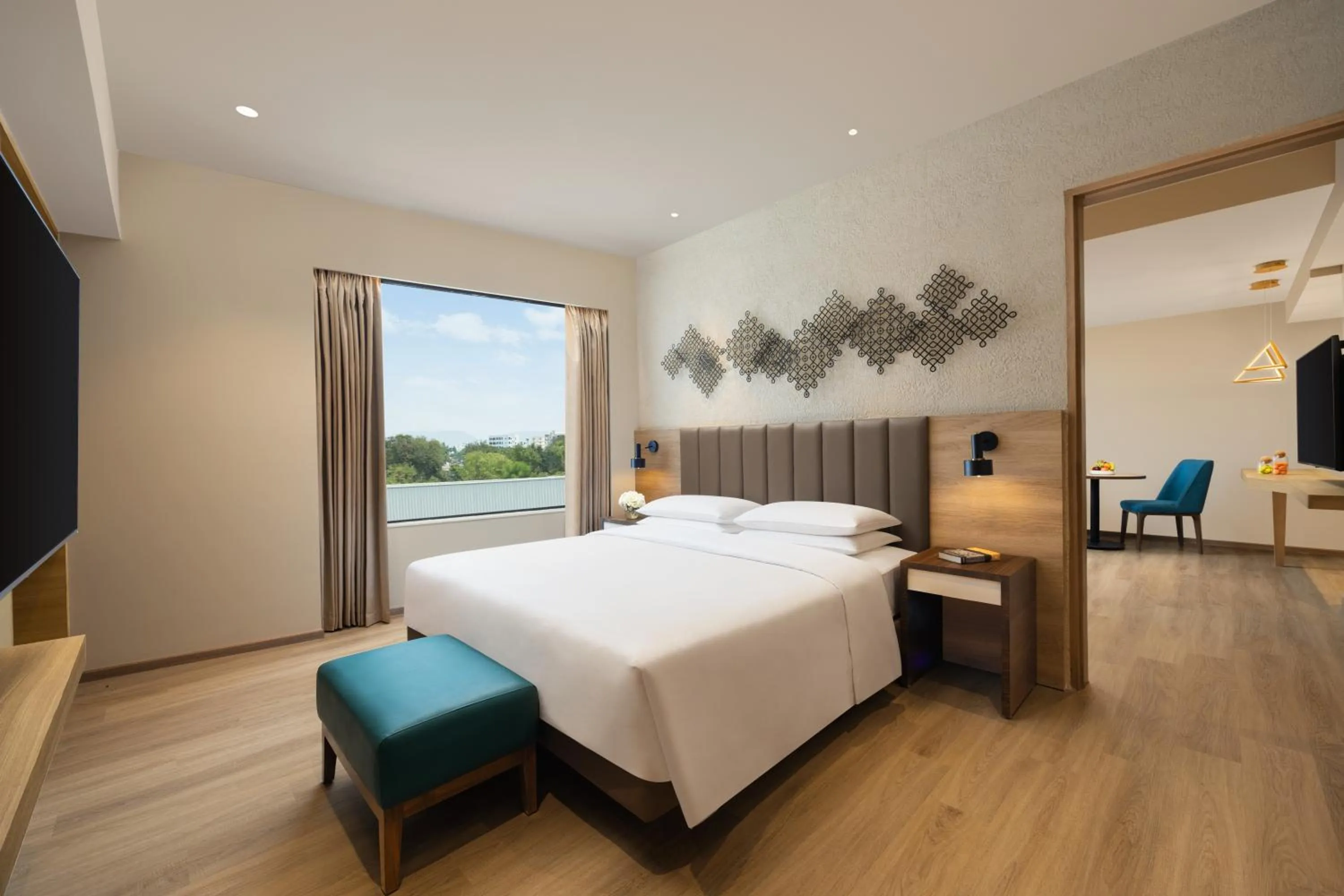 Bed in Hyatt Place Vijayawada