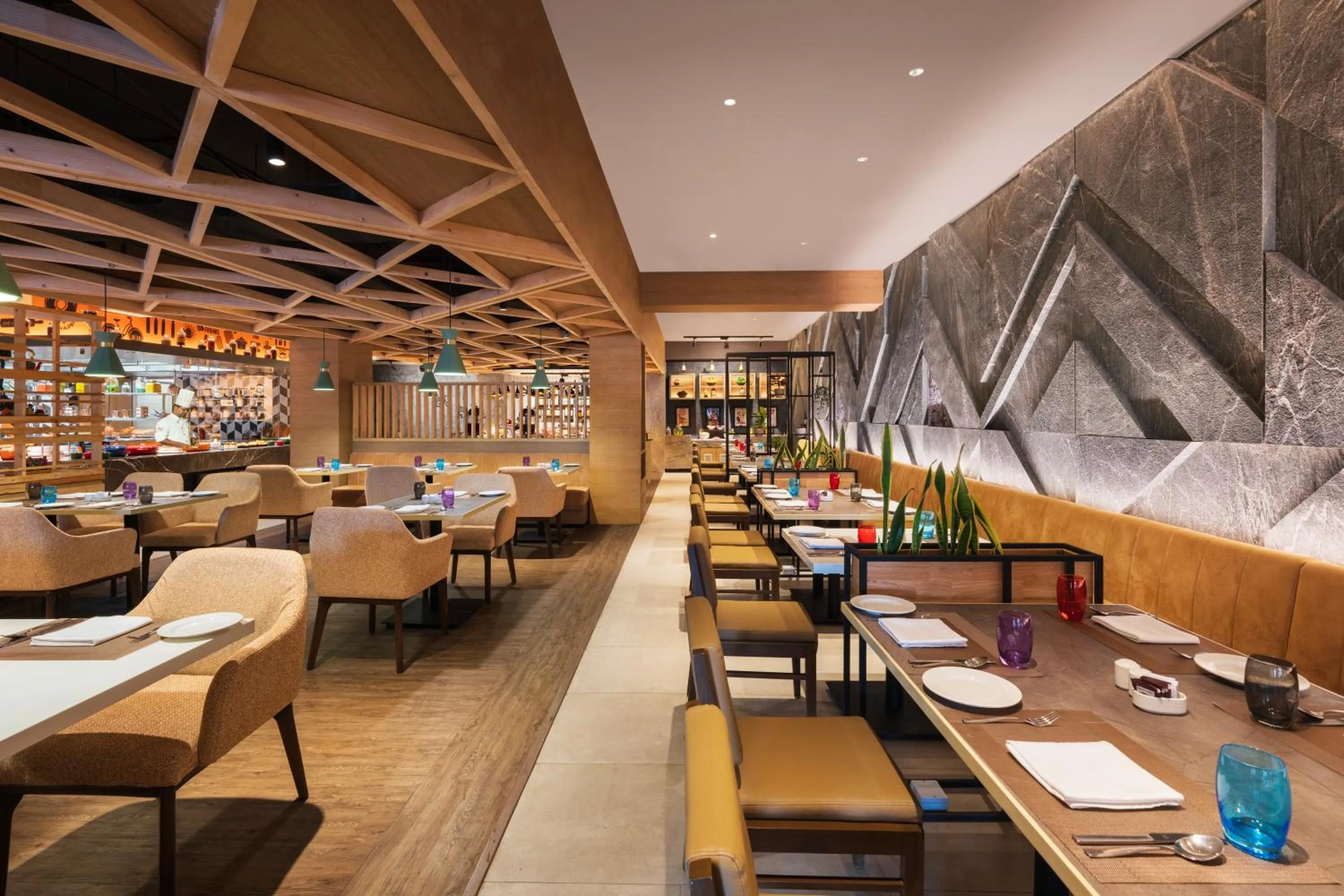 Restaurant/places to eat in Hyatt Place Vijayawada