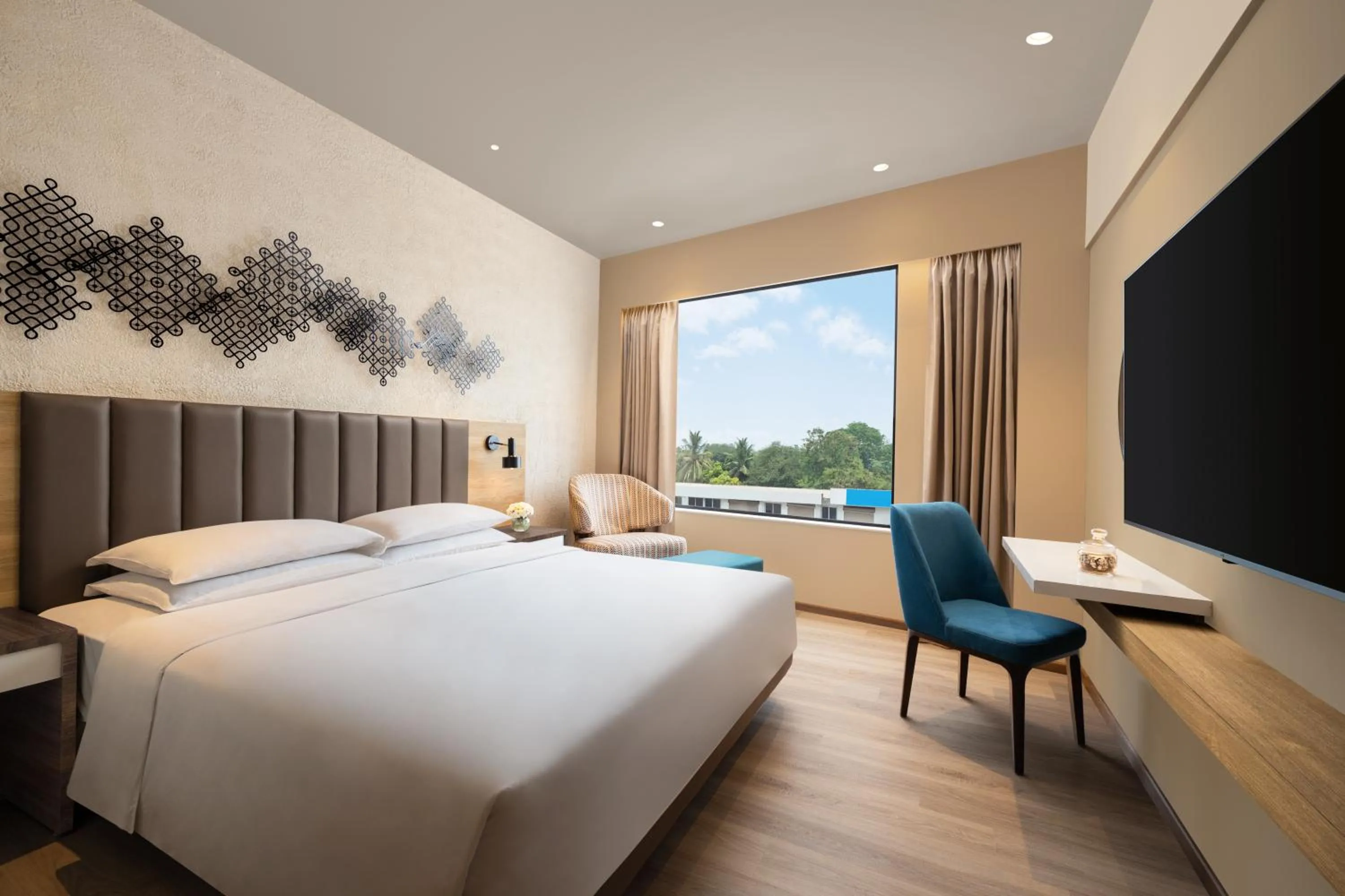 Bed in Hyatt Place Vijayawada