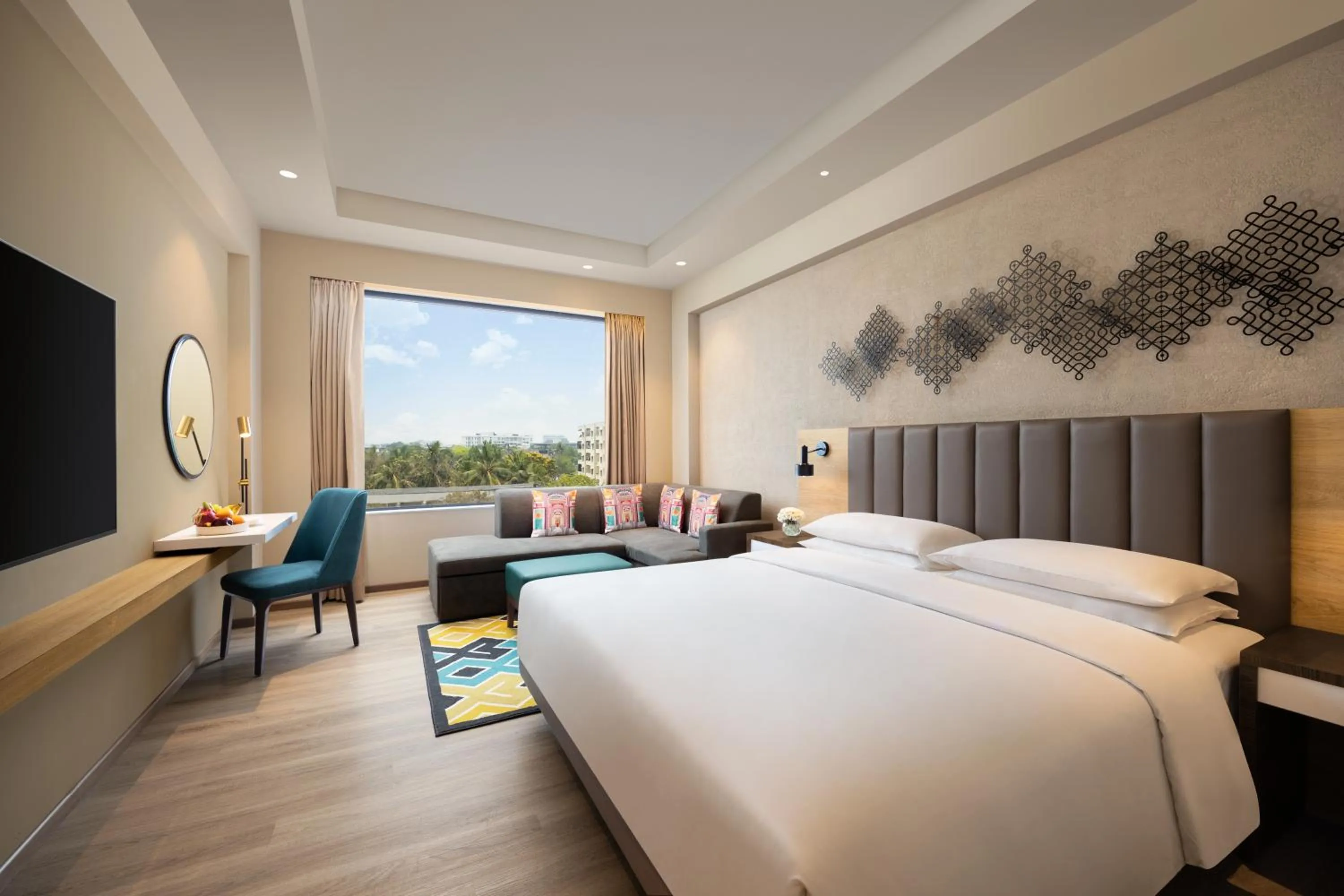 Bed in Hyatt Place Vijayawada