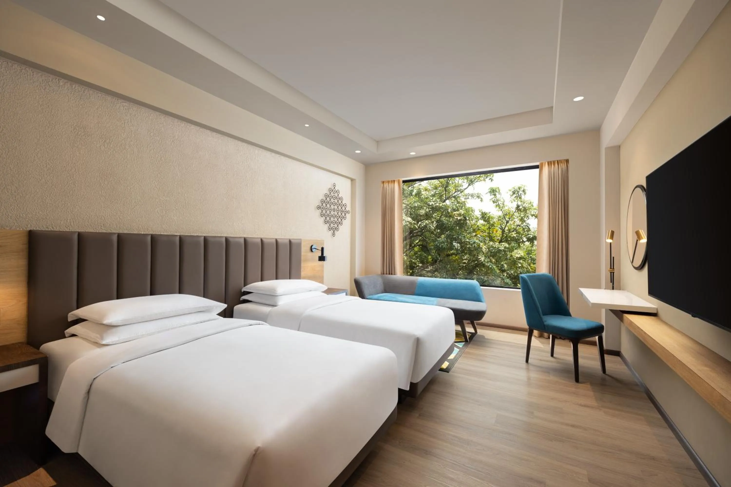 Bedroom, Bed in Hyatt Place Vijayawada