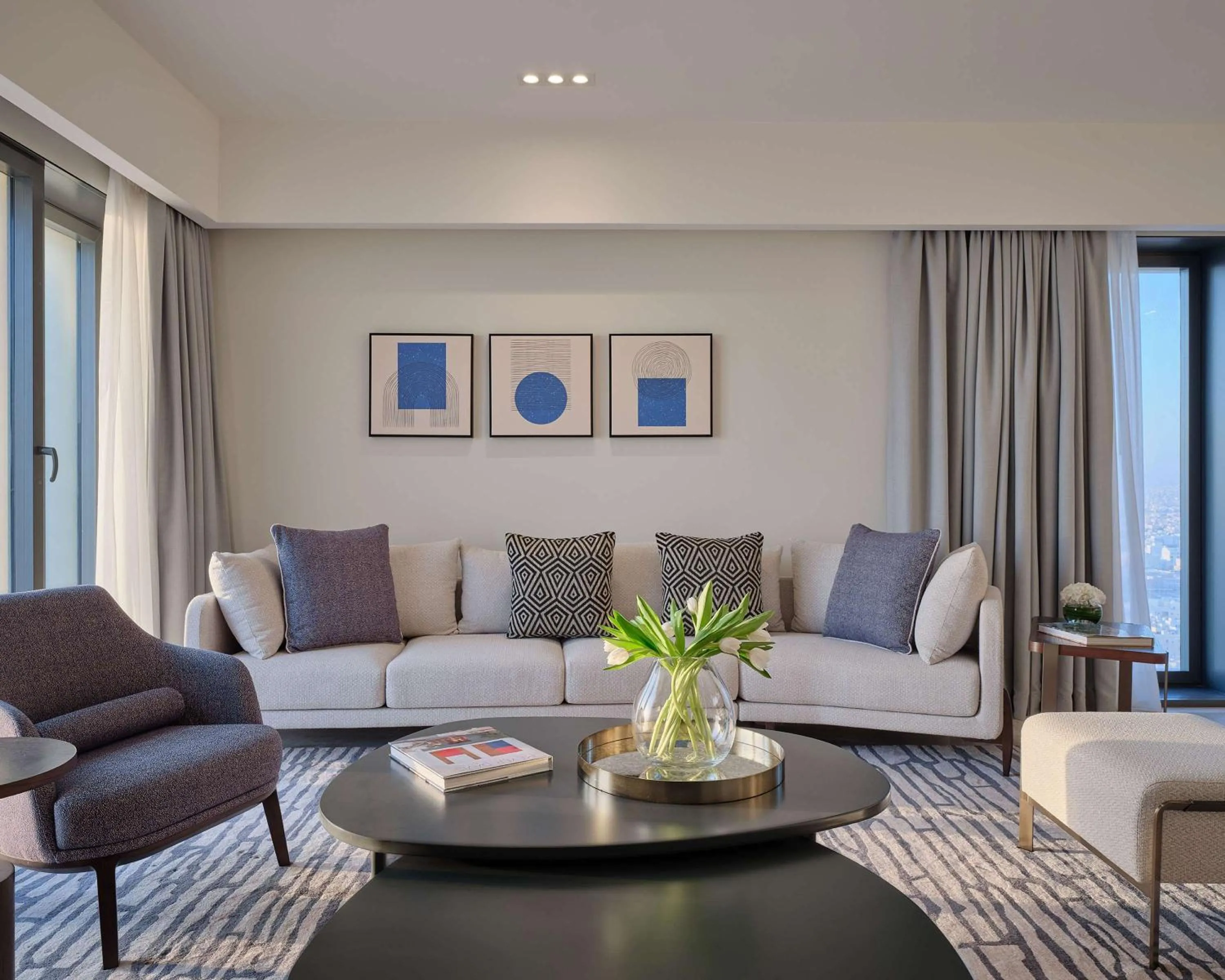 Photo of the whole room in Grand Hyatt Kuwait Residences