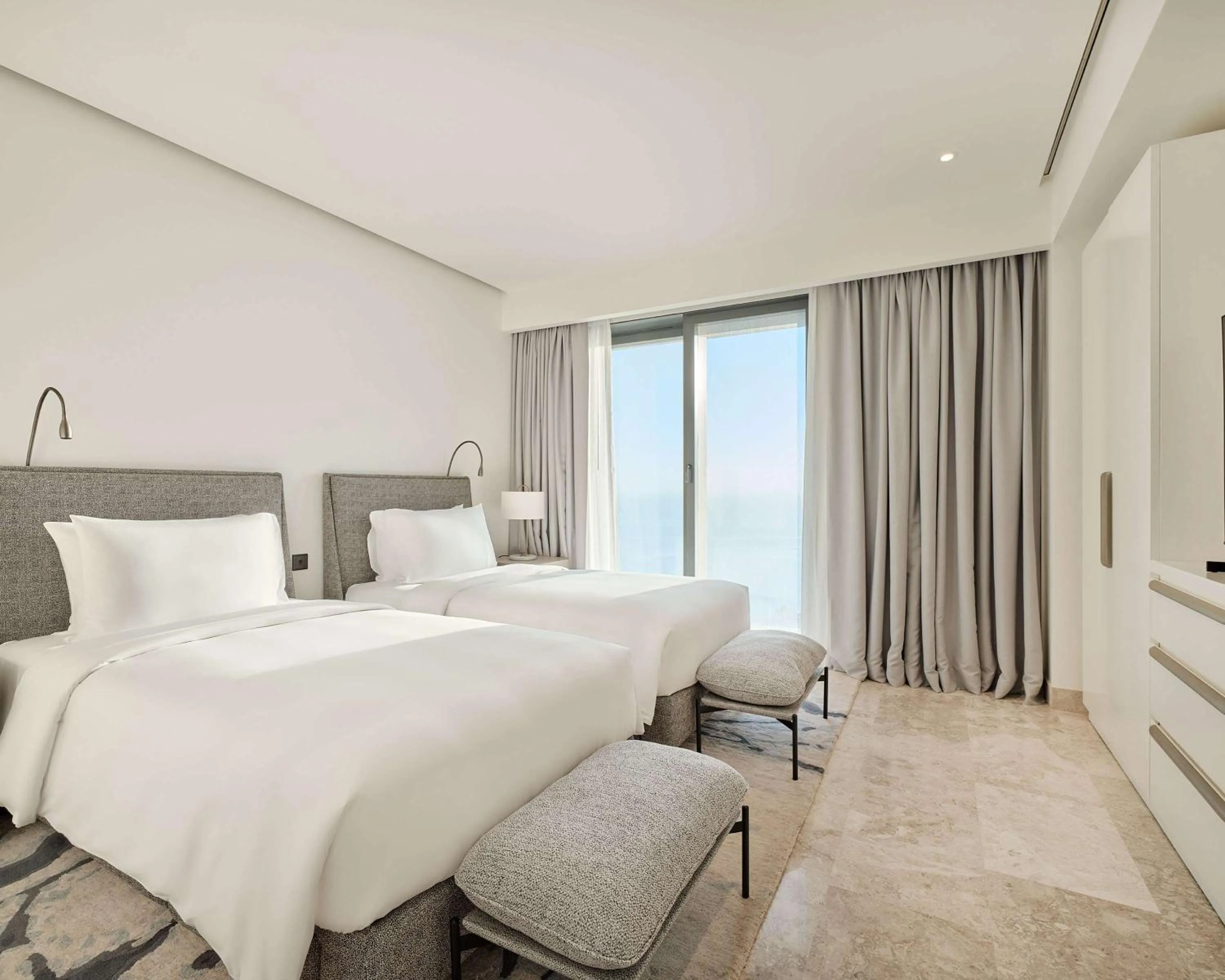 Photo of the whole room, Bed in Grand Hyatt Kuwait Residences
