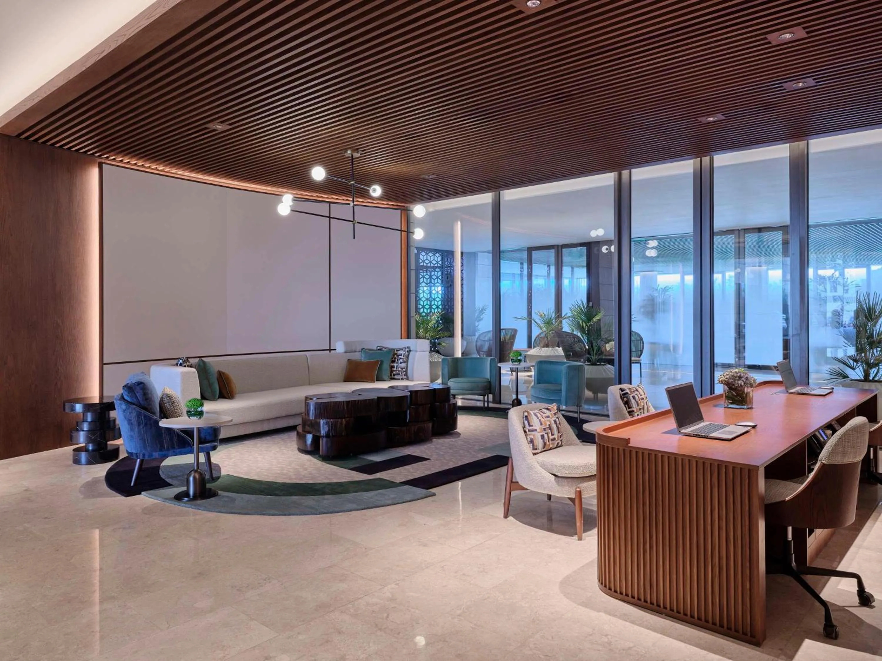 Lobby or reception in Grand Hyatt Kuwait Residences