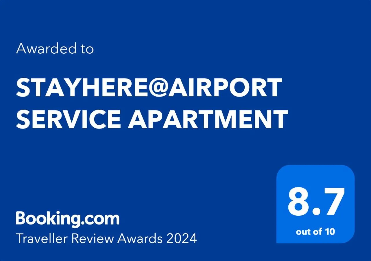 Certificate/Award in STAYHERE@AIRPORT SERVICE APARTMENT