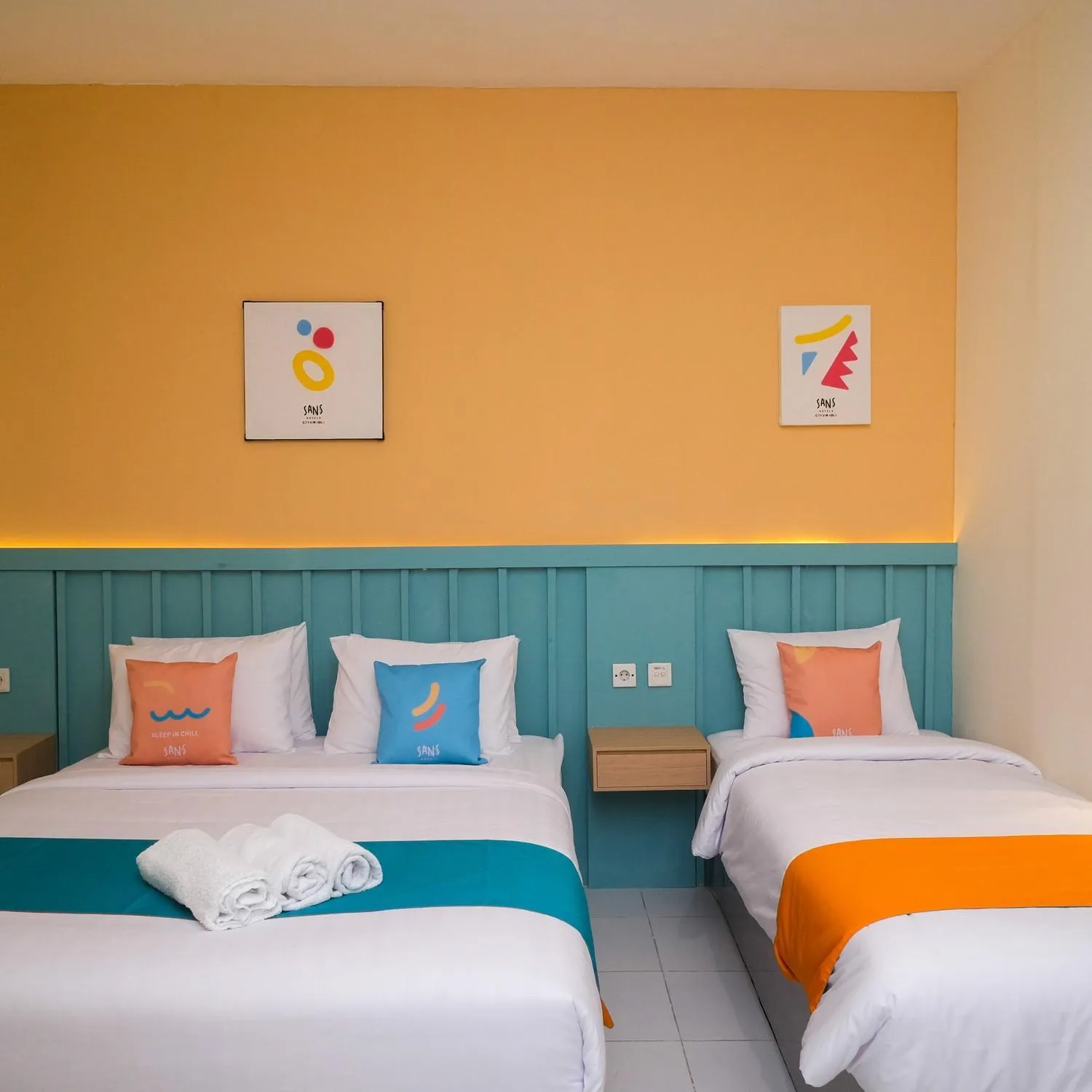 Bed in Sans Hotel City Inn Solo by RedDoorz