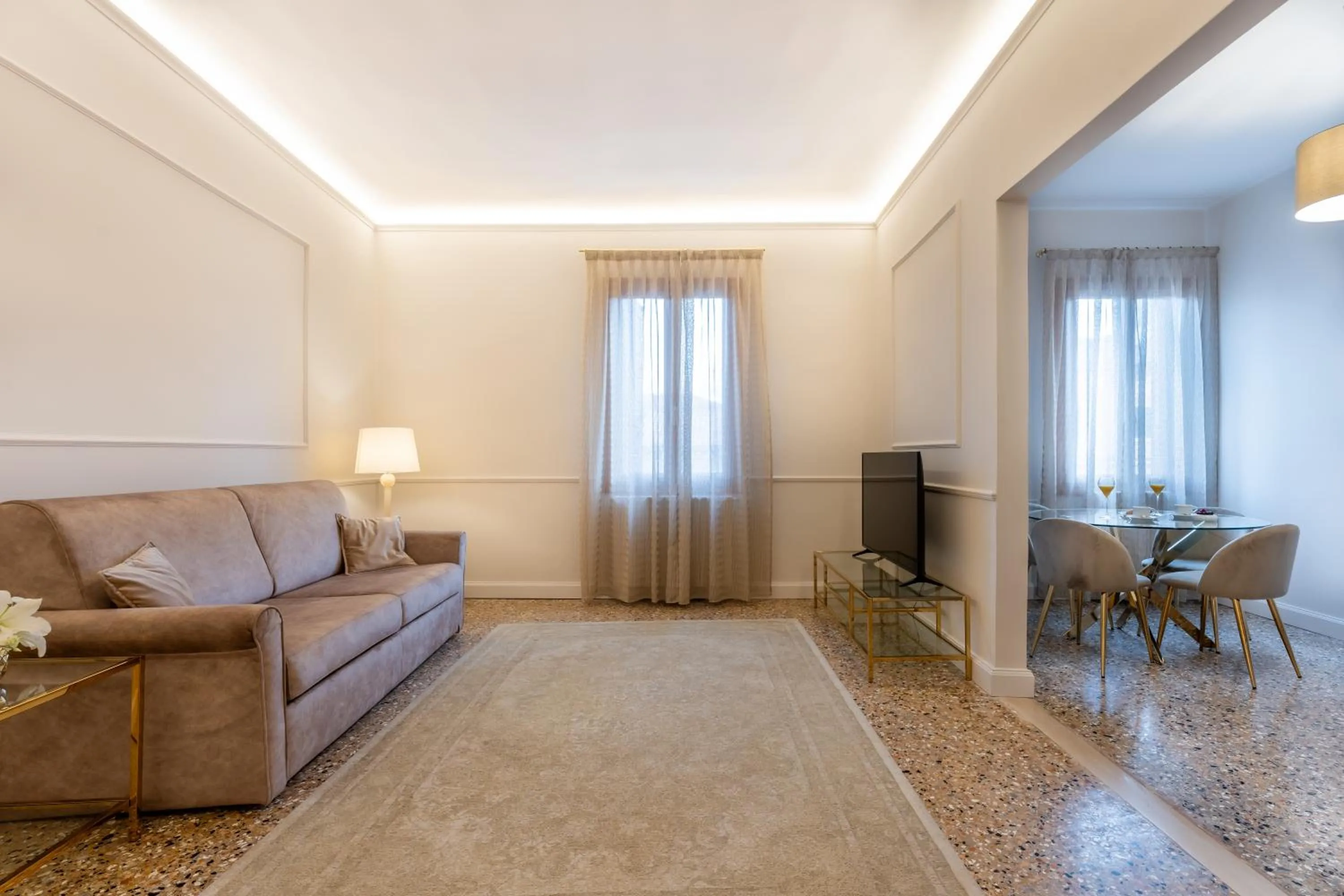 Living room in San Vio Palace Luxury Apartments
