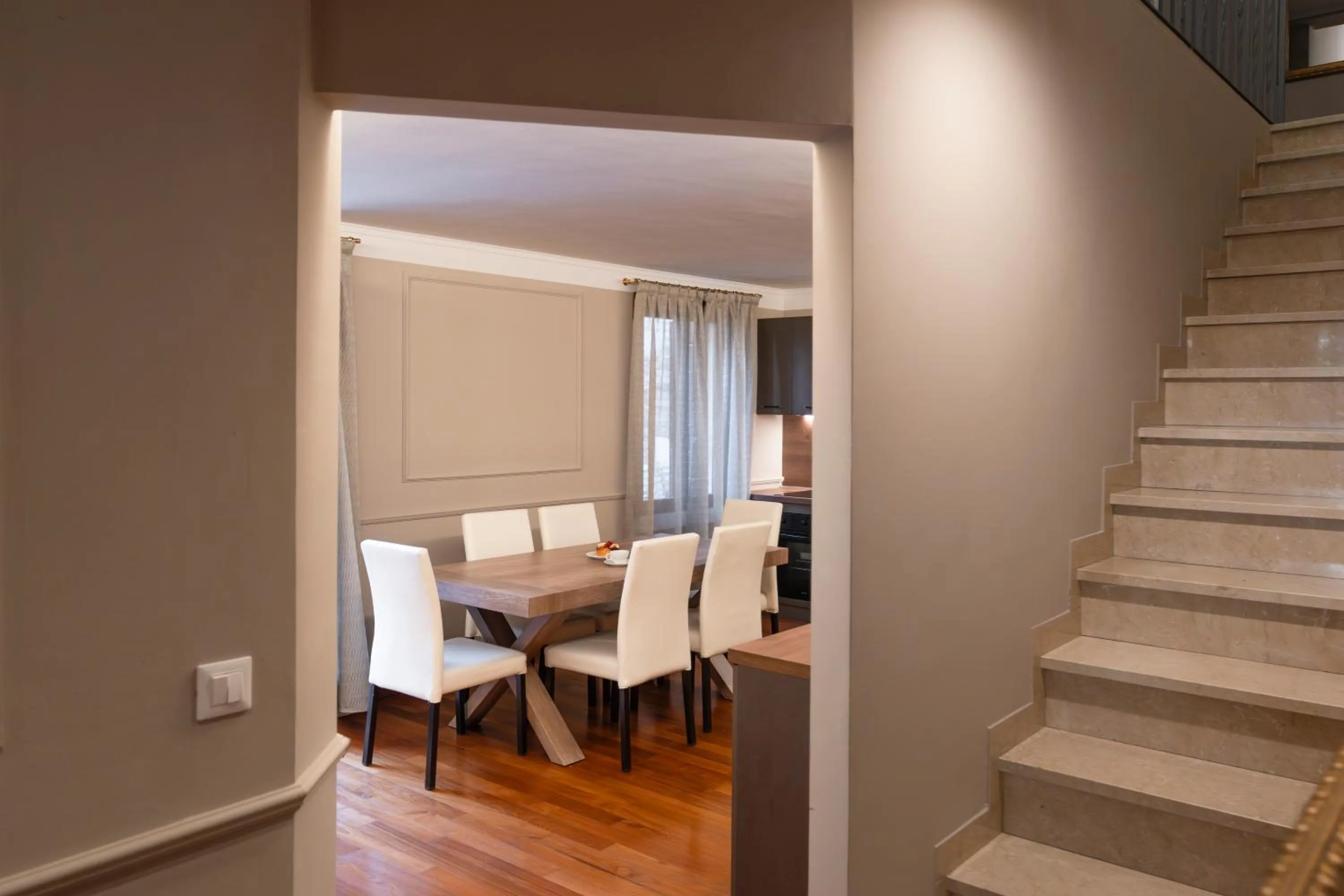 Dining area in San Vio Palace Luxury Apartments
