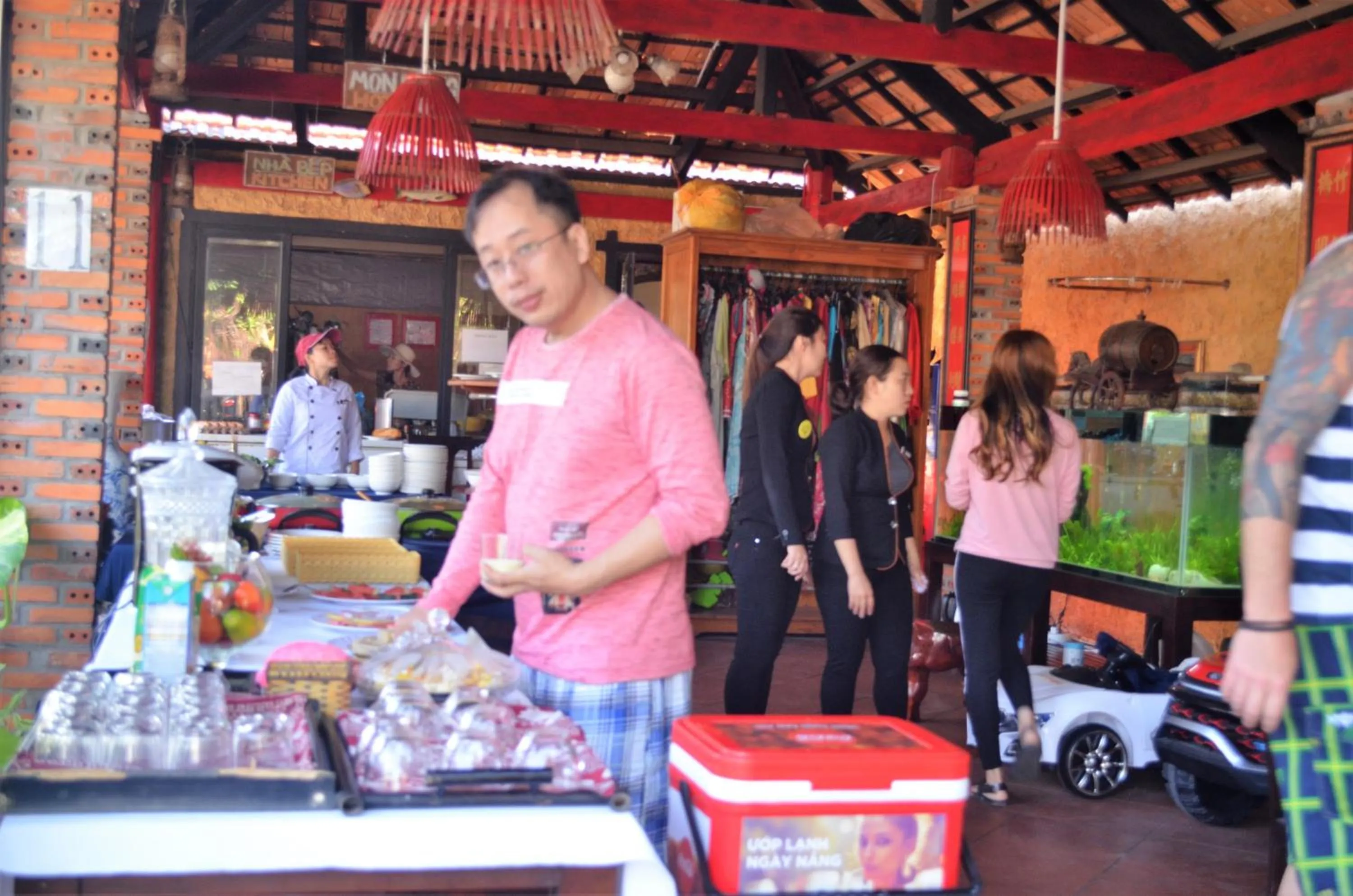 Breakfast in Rang Garden Beach Side