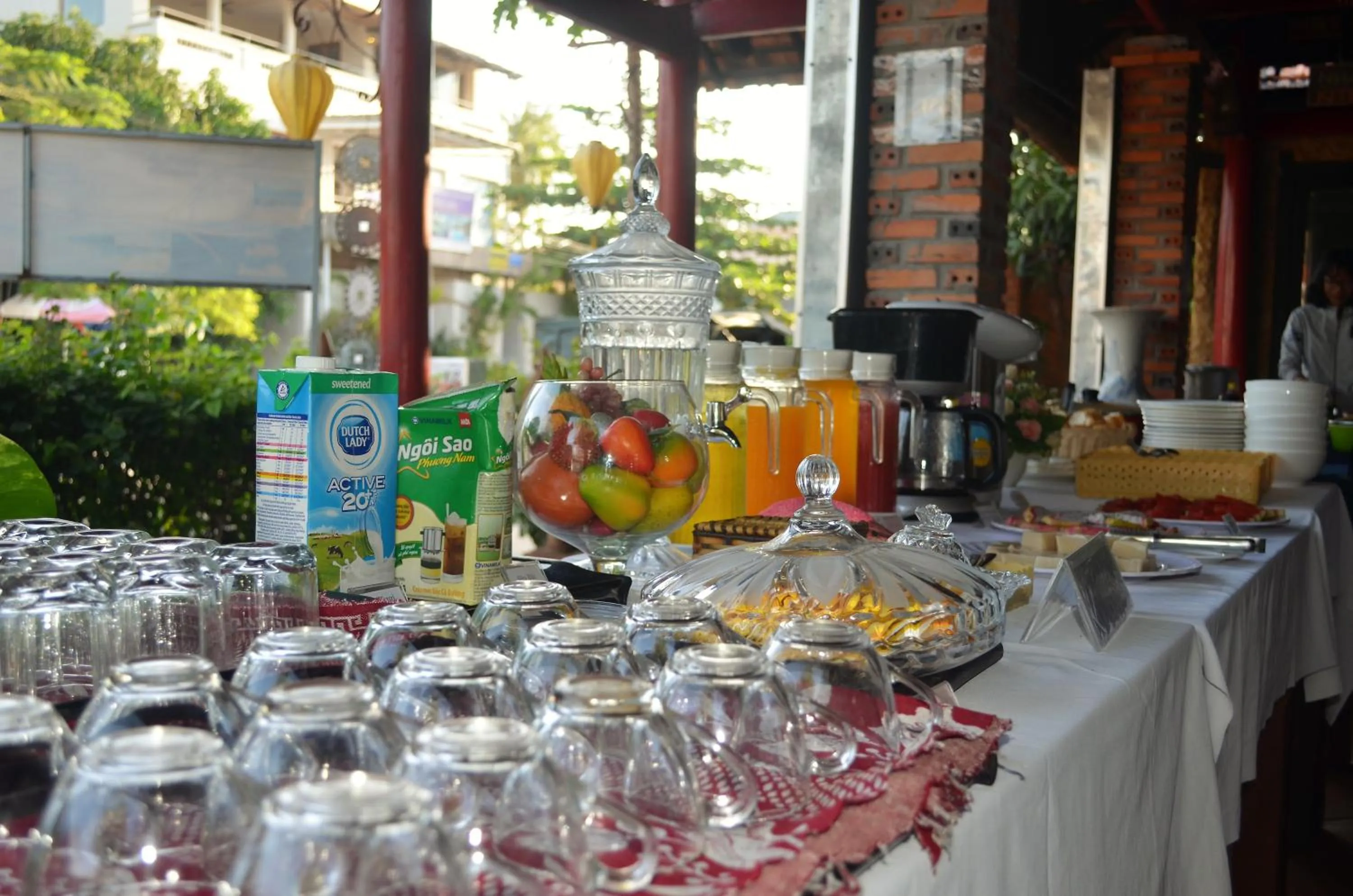Breakfast in Rang Garden Beach Side