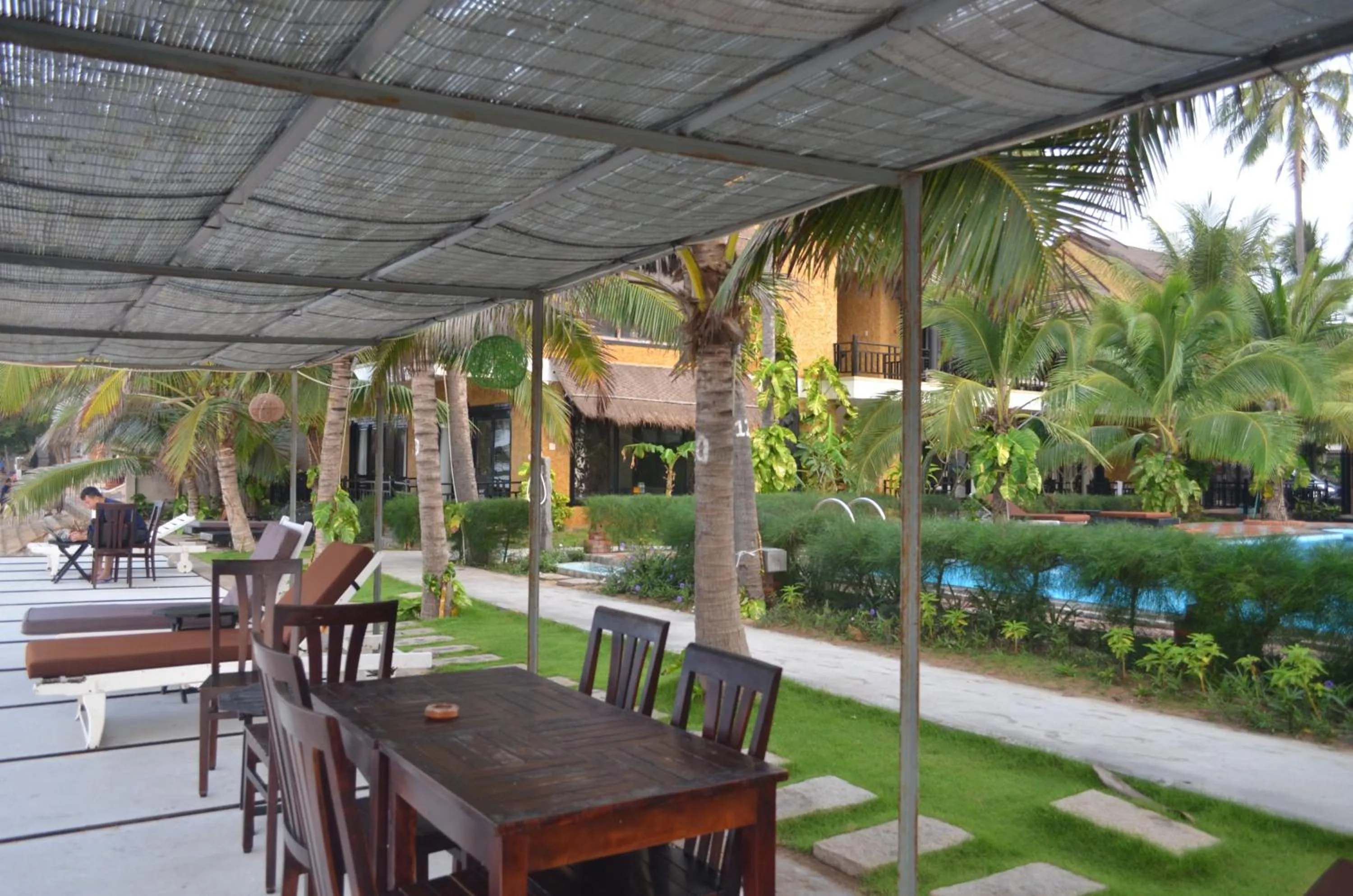 Patio in Rang Garden Beach Side