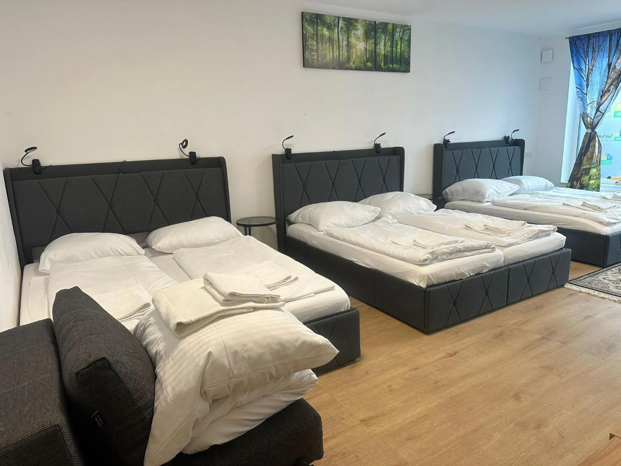 Bed in Ferienwohnung im Hamburger Straße-2