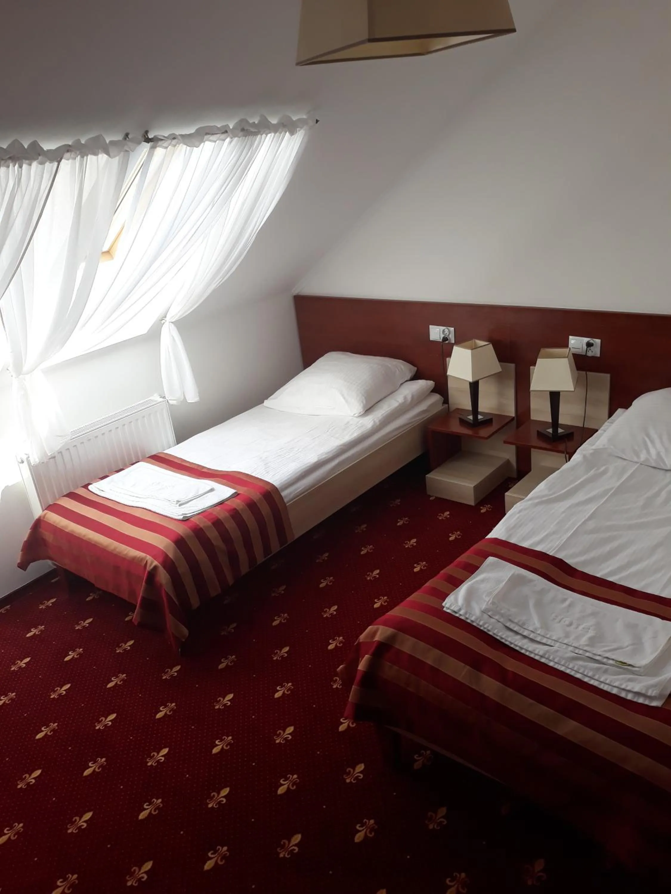 Bed in Hotel Platinum Hrubieszów