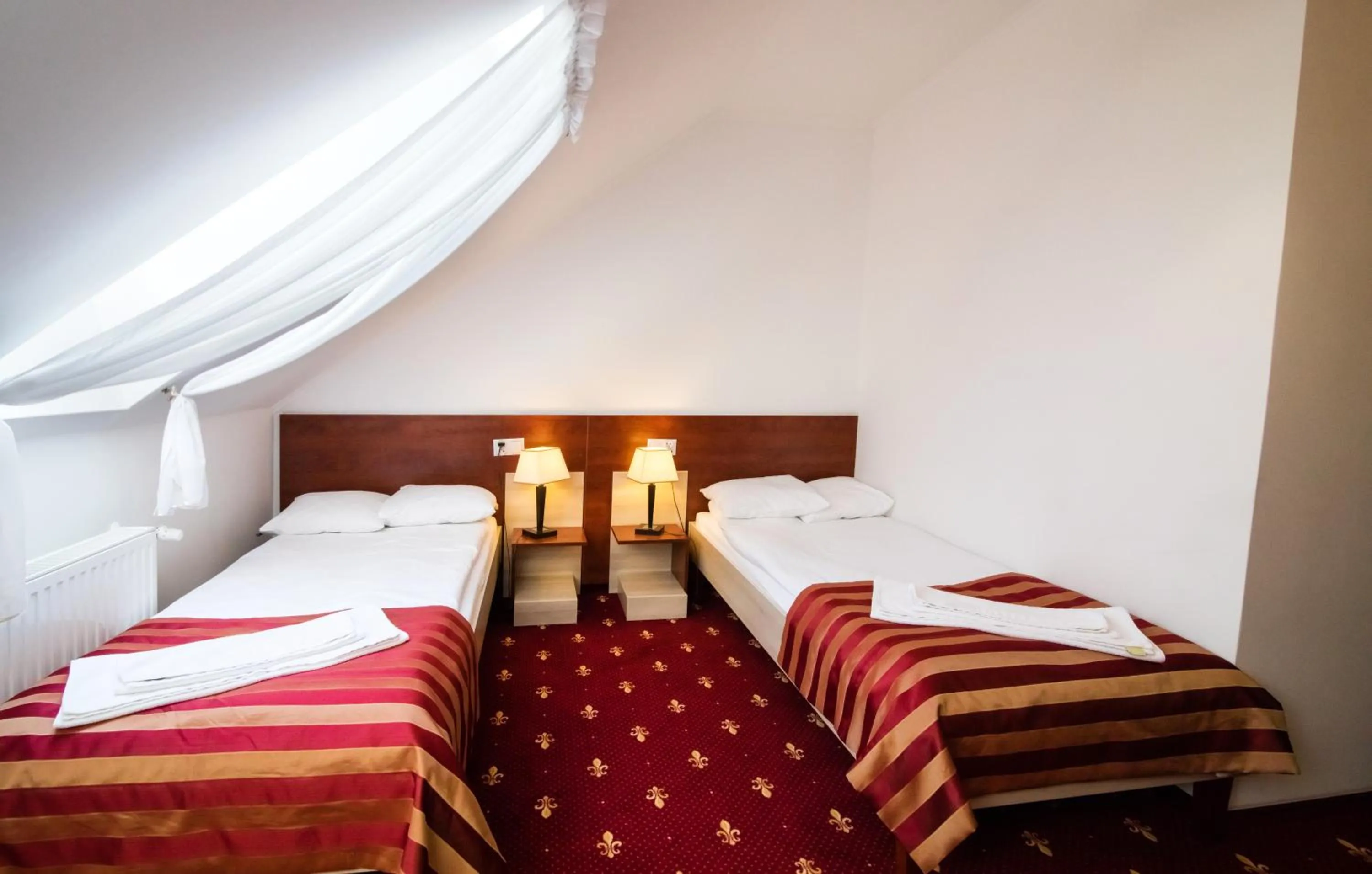 Bed in Hotel Platinum Hrubieszów