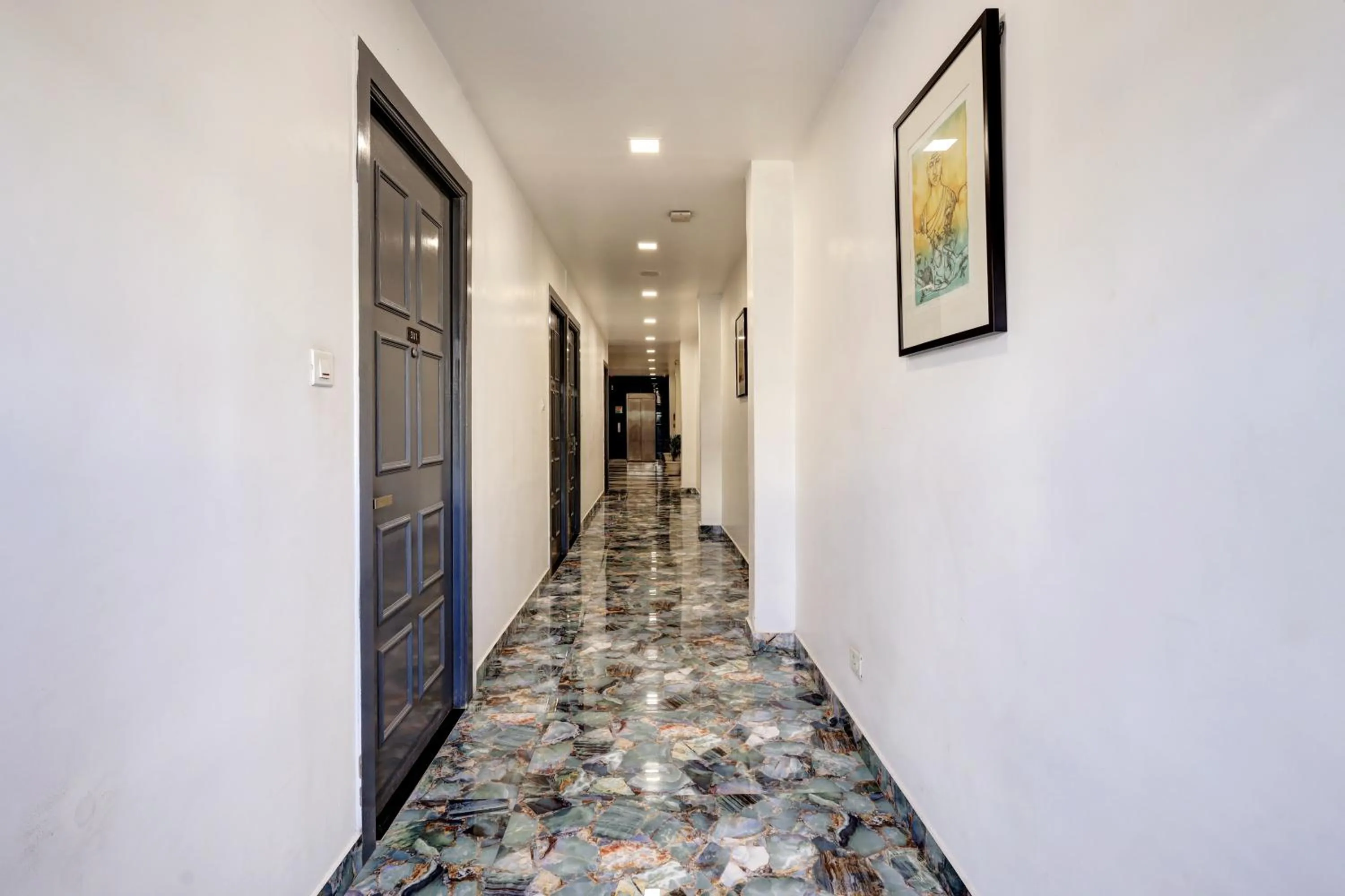 Floor plan in Hotel The Rasa Near Welcome Metro Station