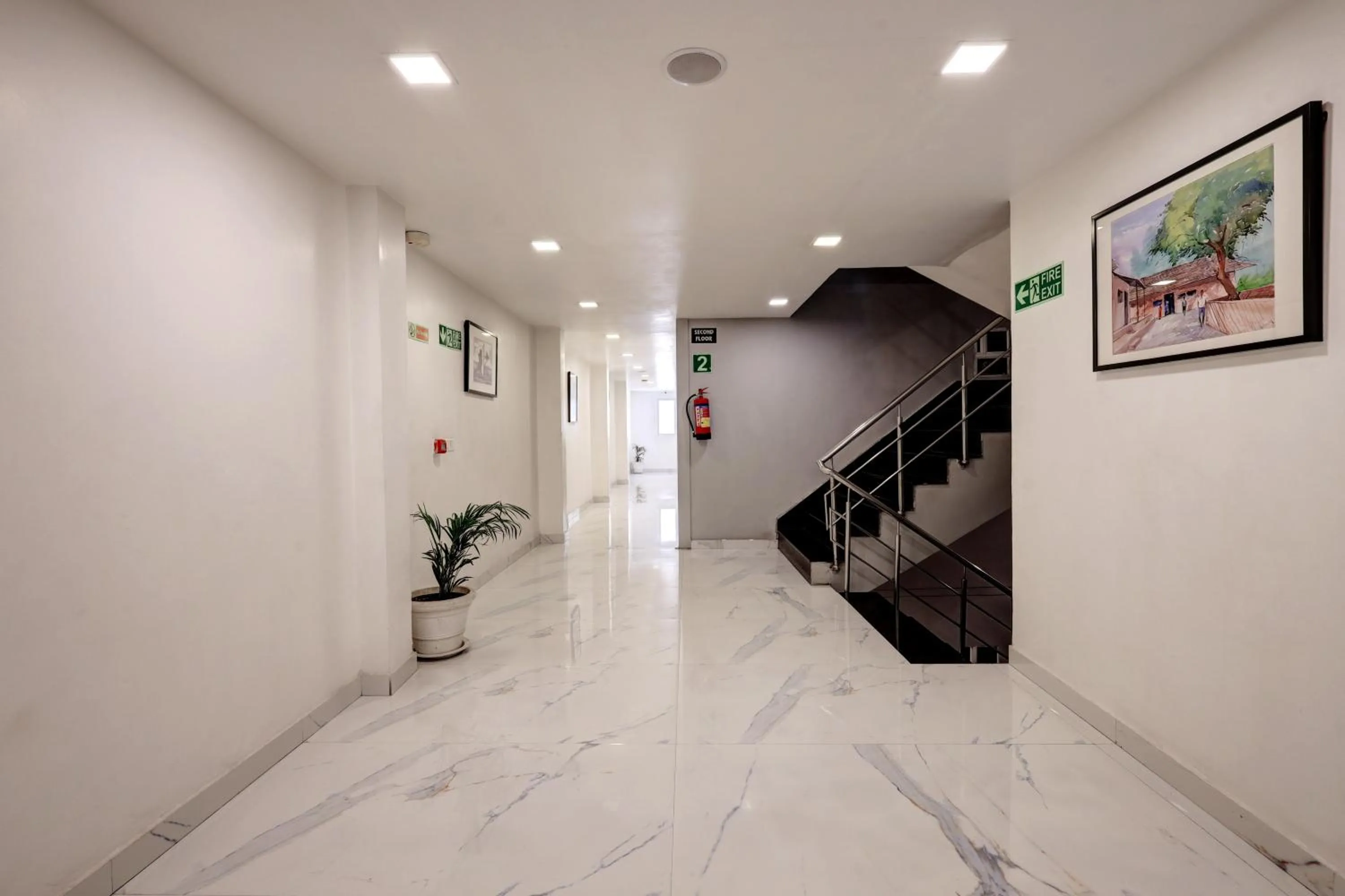 Floor plan in Hotel The Rasa Near Welcome Metro Station