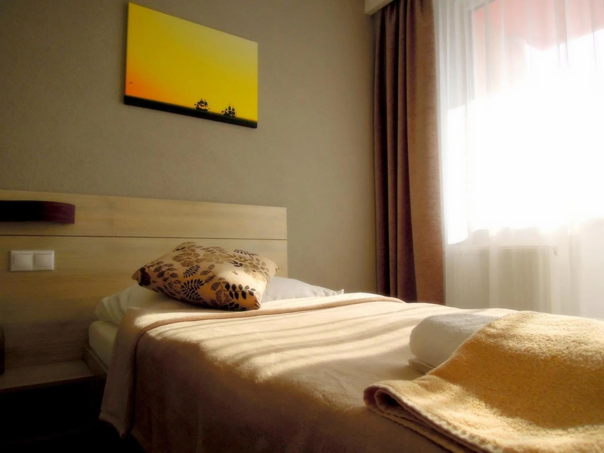 Bedroom, Bed in Hotel Kristína