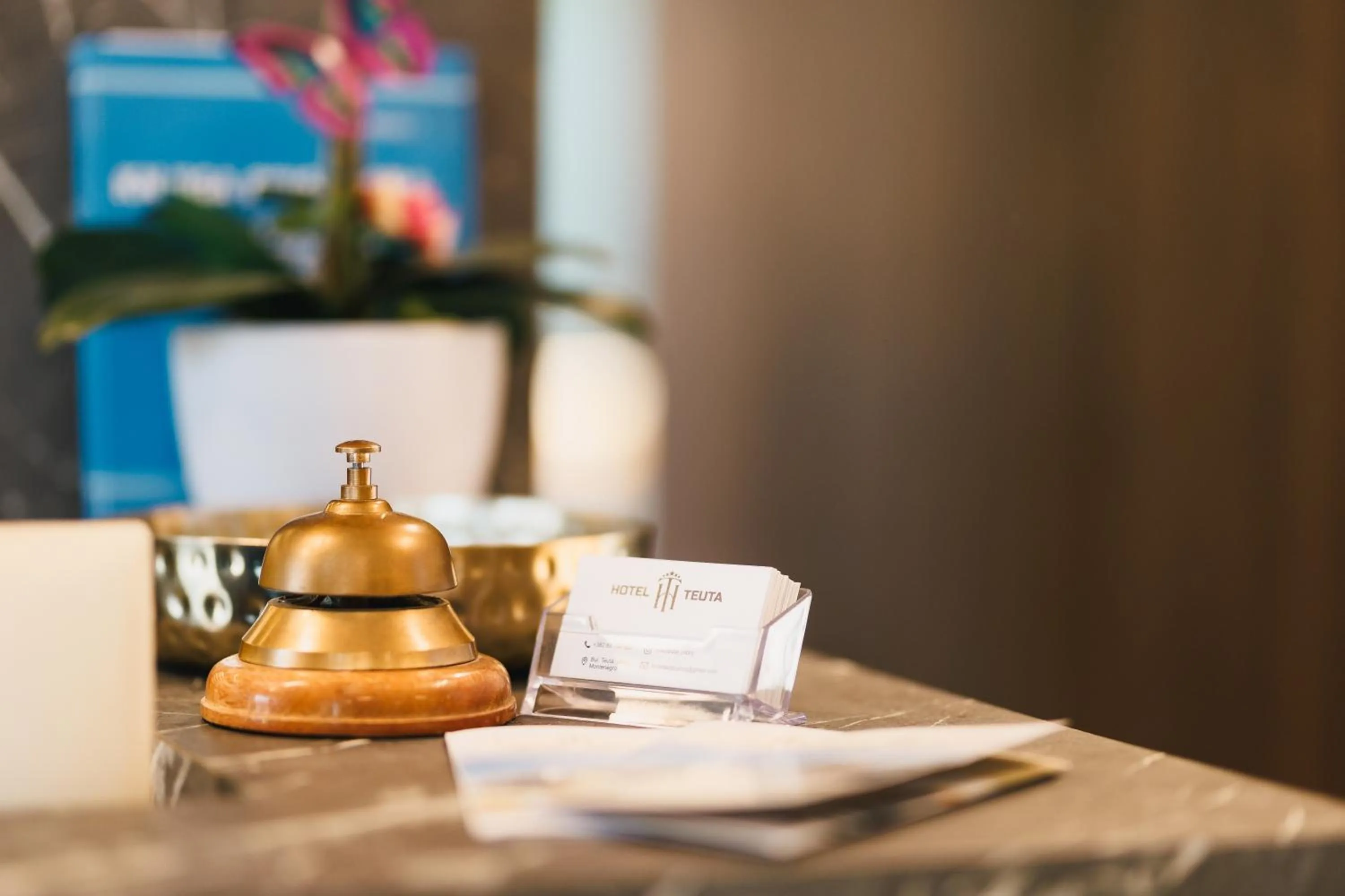 Lobby or reception in Hotel Teuta