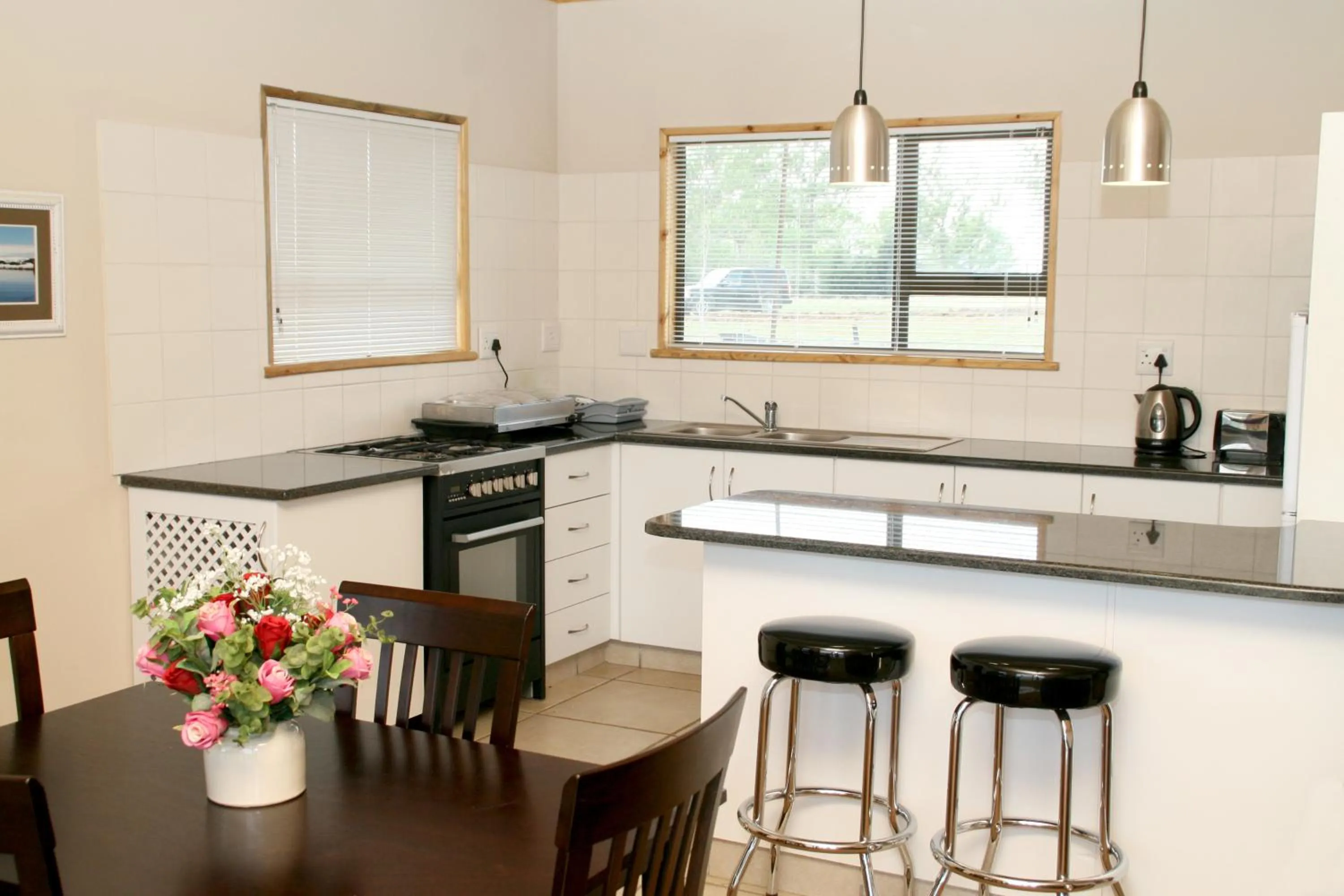 Kitchen or kitchenette in Sani Valley Nature Lodges