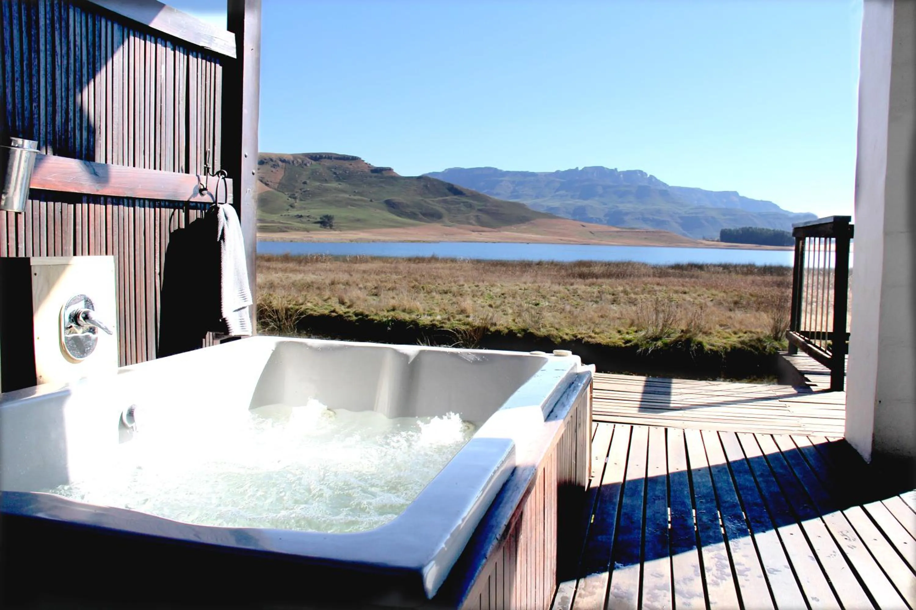 Hot Tub in Sani Valley Nature Lodges