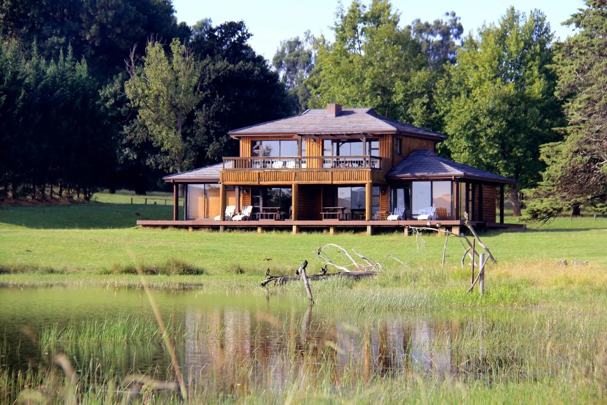 Property building in Sani Valley Nature Lodges