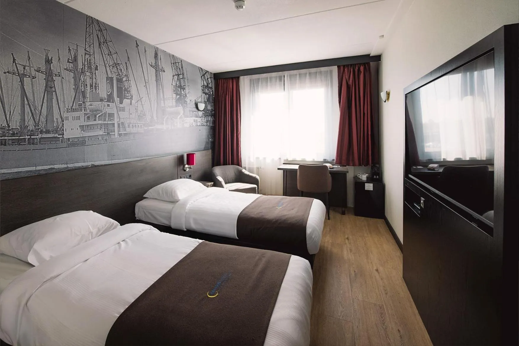 Bed in Bastion Hotel Rotterdam Zuid