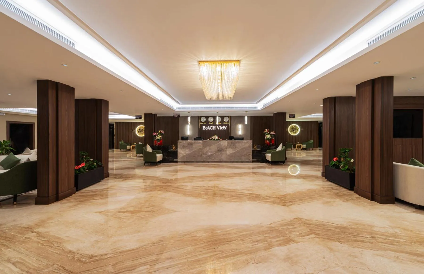Lobby or reception in Beach View Hotel