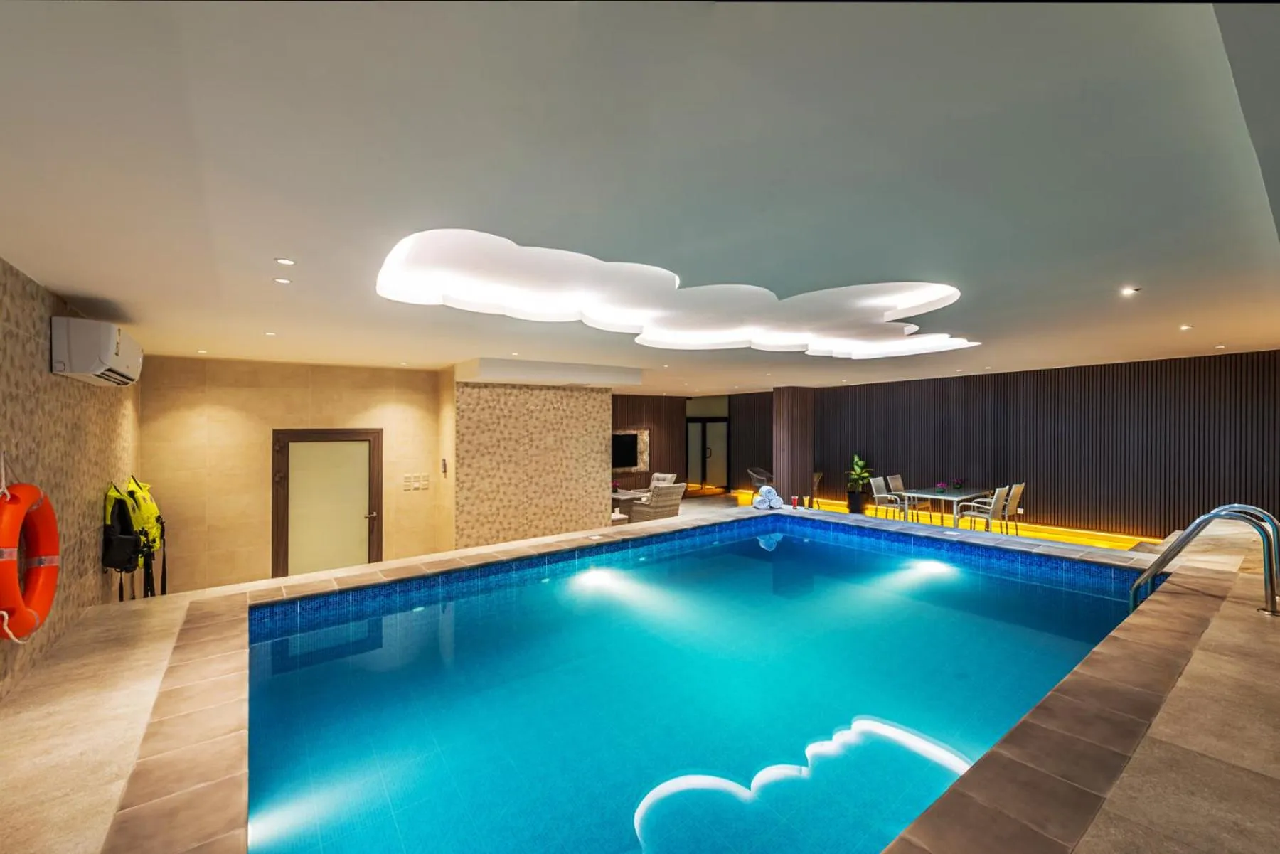 Pool view in Beach View Hotel