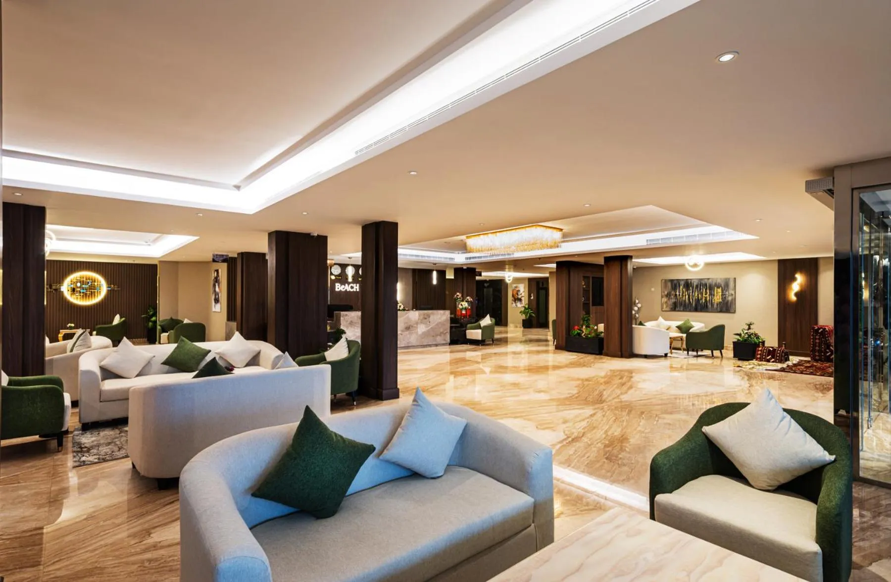 Lobby or reception in Beach View Hotel