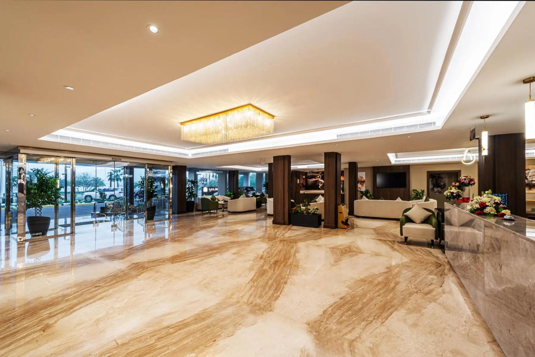 Lobby or reception in Beach View Hotel