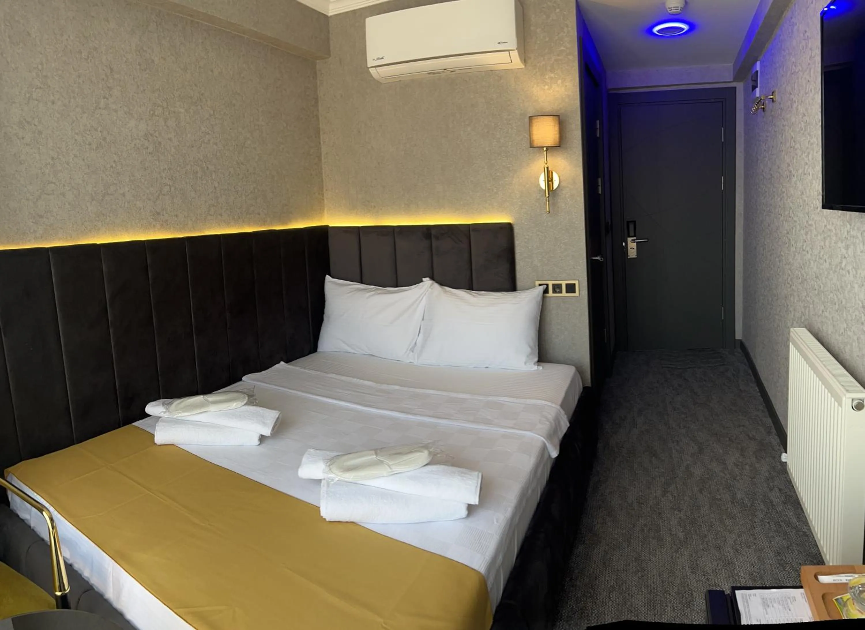 Bed in Golden Bazaar hotel