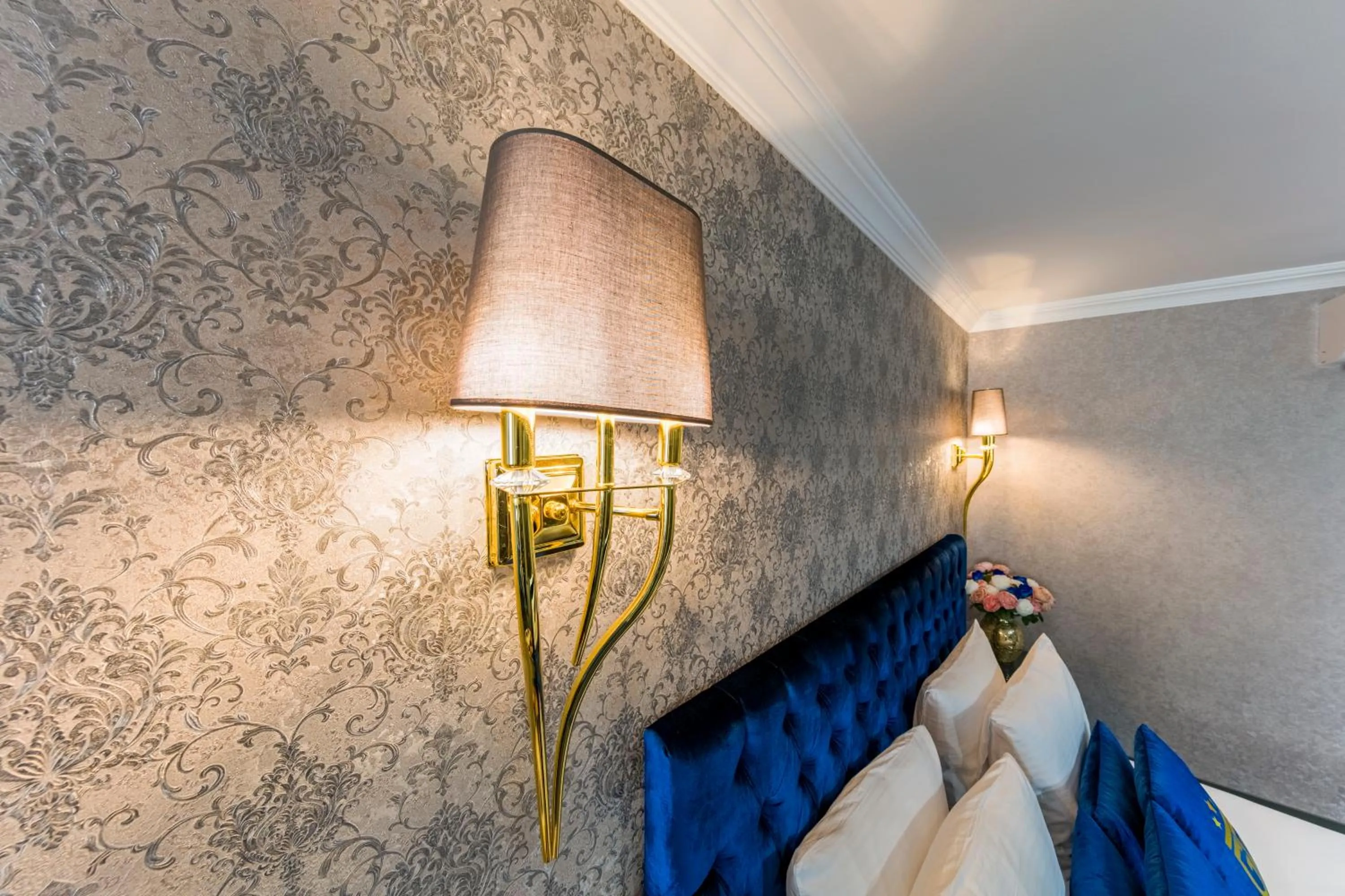 Decorative detail, Bed in Golden Bazaar hotel