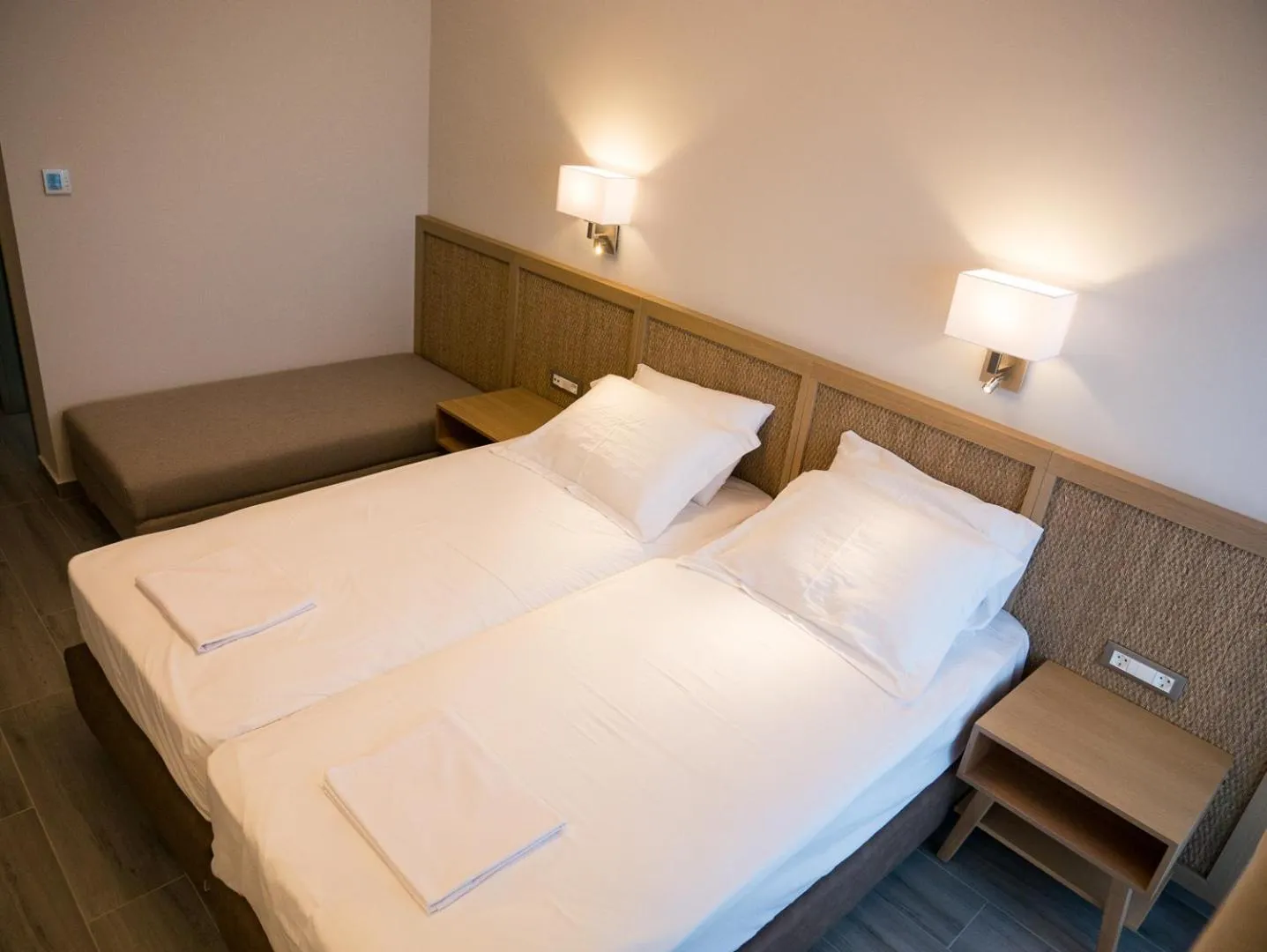 Bed in Elegant Beach Hotel