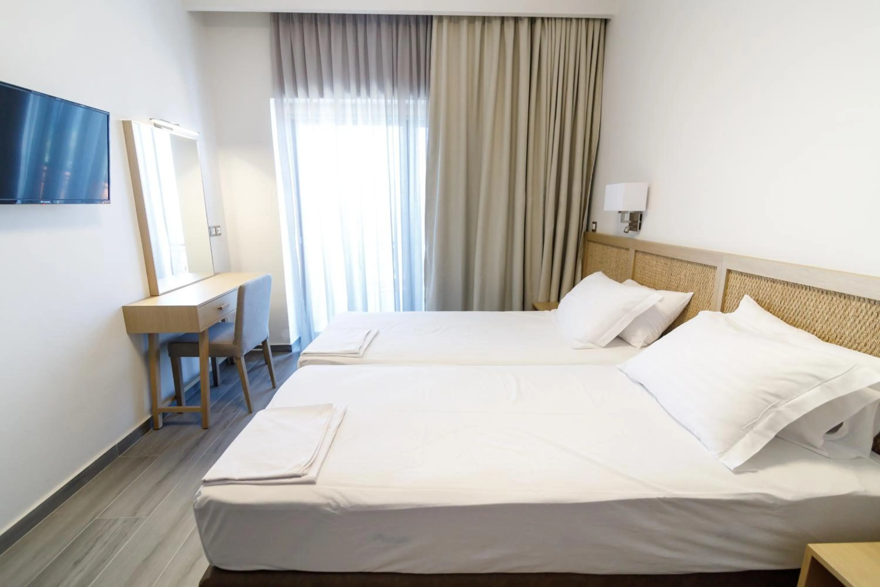 Bed in Elegant Beach Hotel