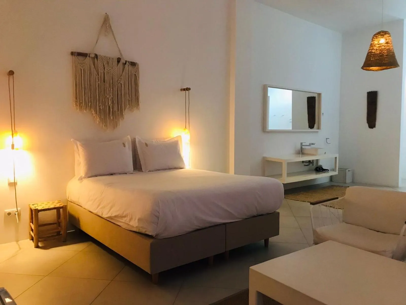 Bed in Mansa Marina Hotel