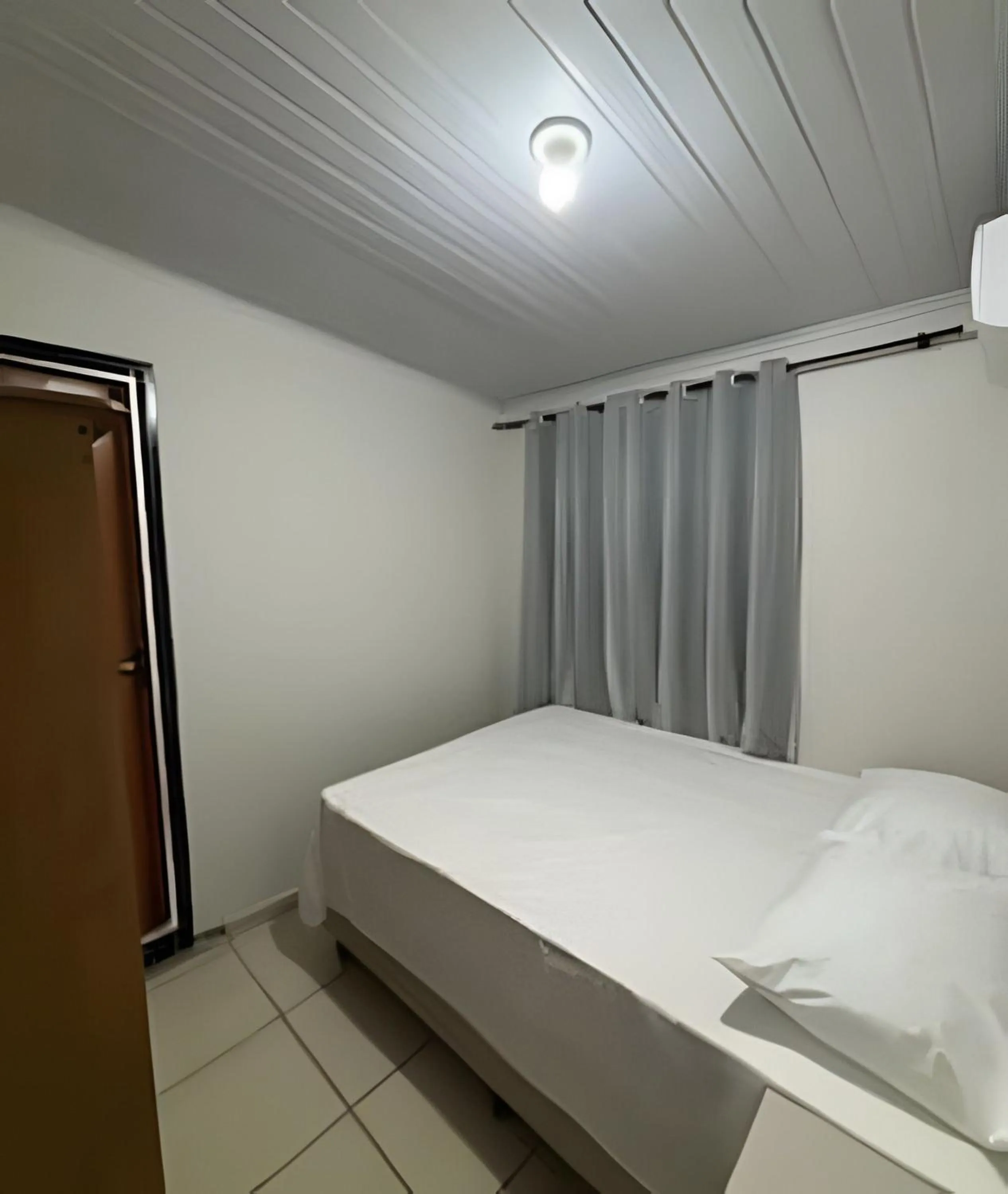 Bed in Apartamentos 1Qto, Cozinha Completa, até 4 hospedes Jr Catito