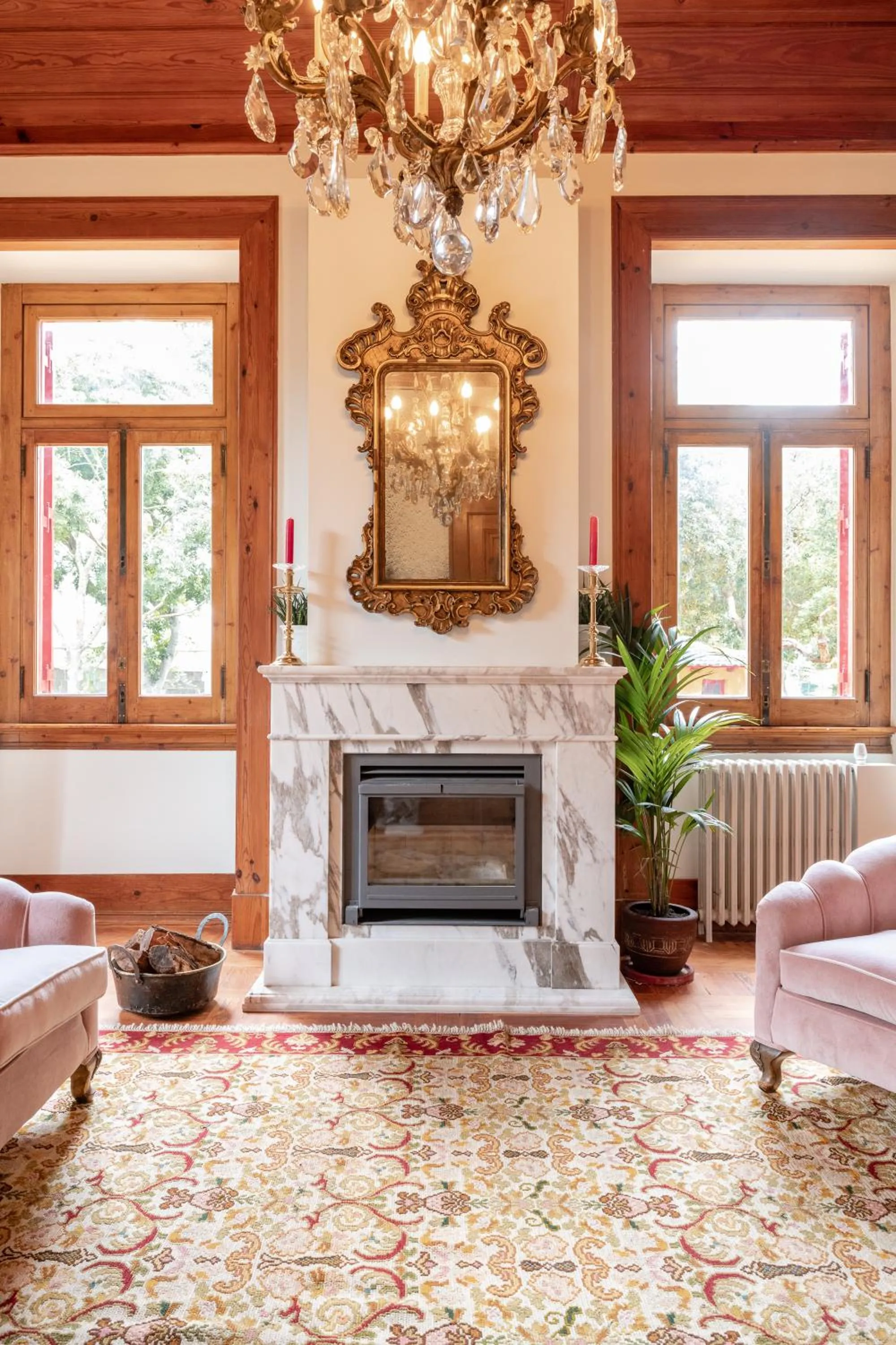 Living room in Chalet Ficalho