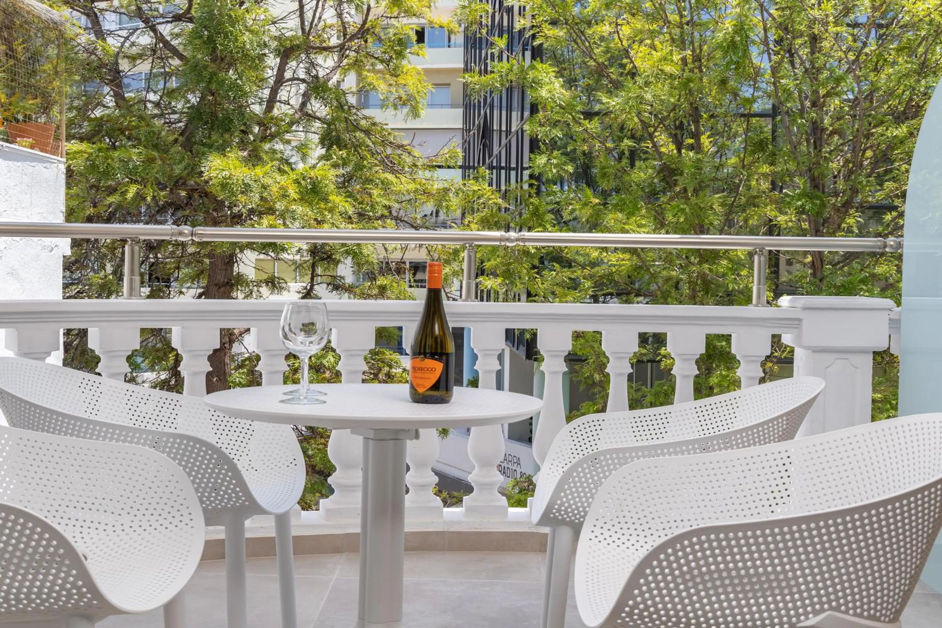 Balcony/Terrace in Epavli Grace Hotel