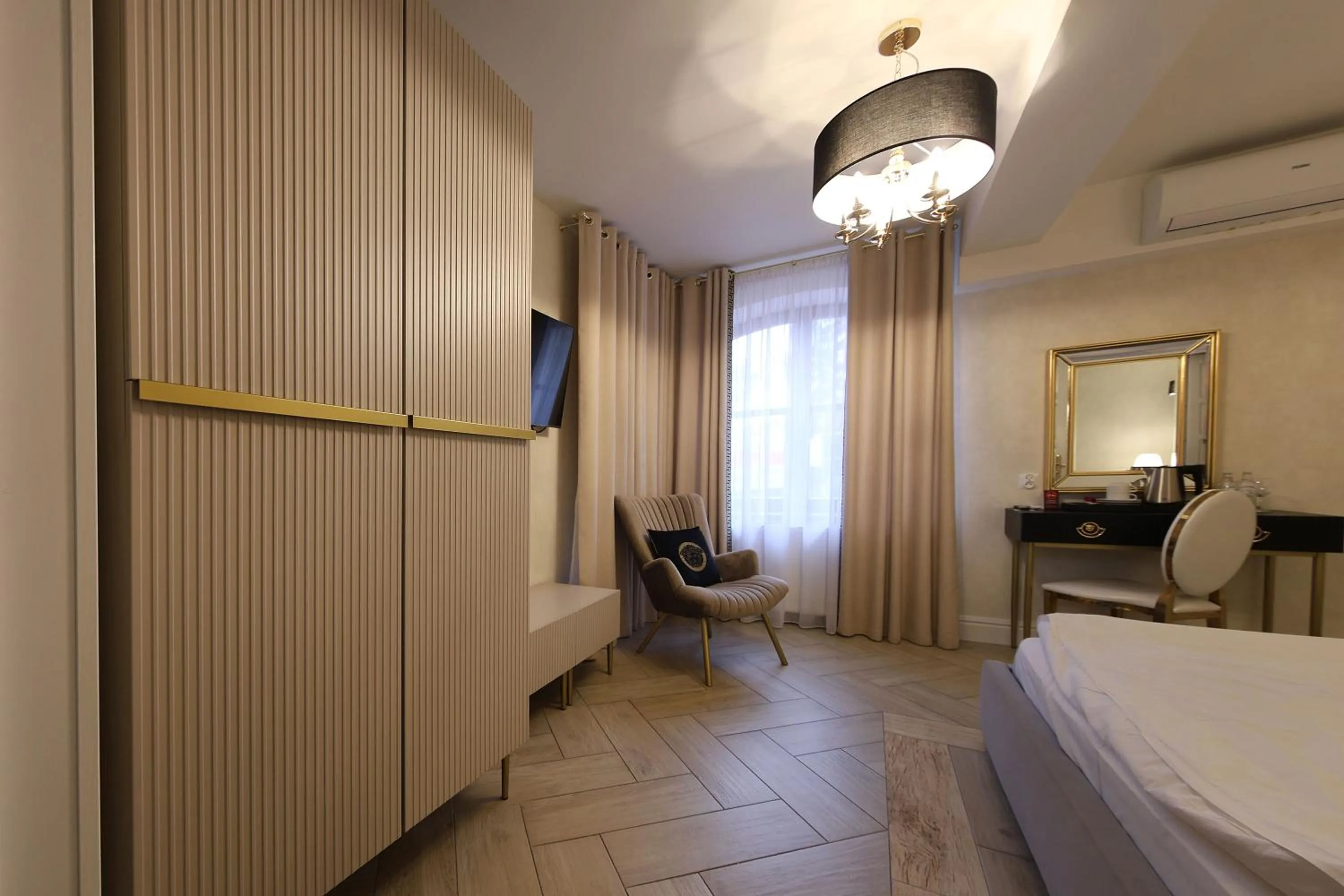 Bed in Hotel Jarosław